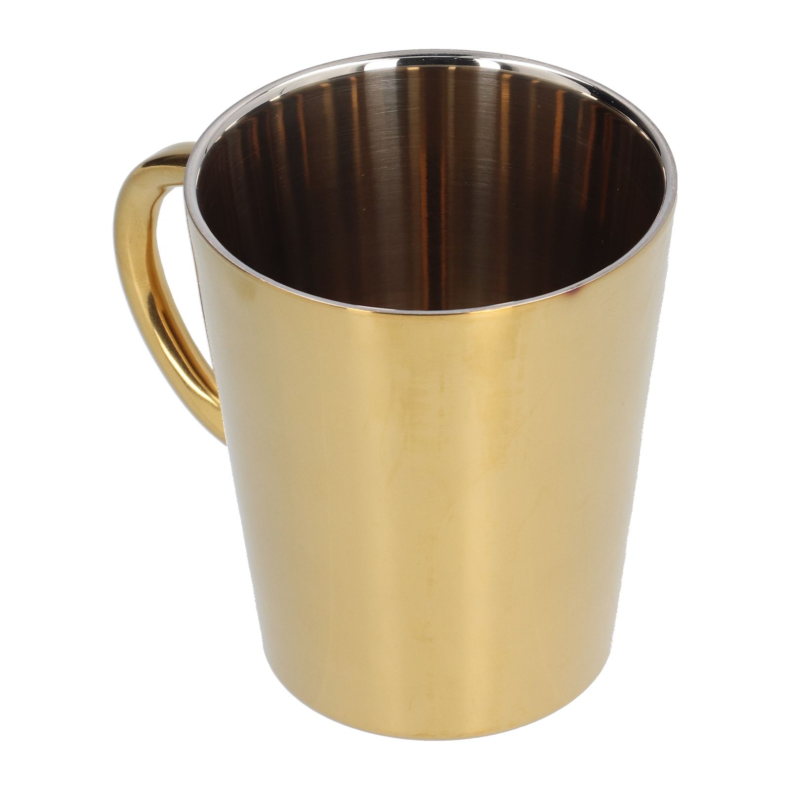 300ml Water Cup with Handle 304 Stainless Steel Heat Insulation Coffee Mug for view 2