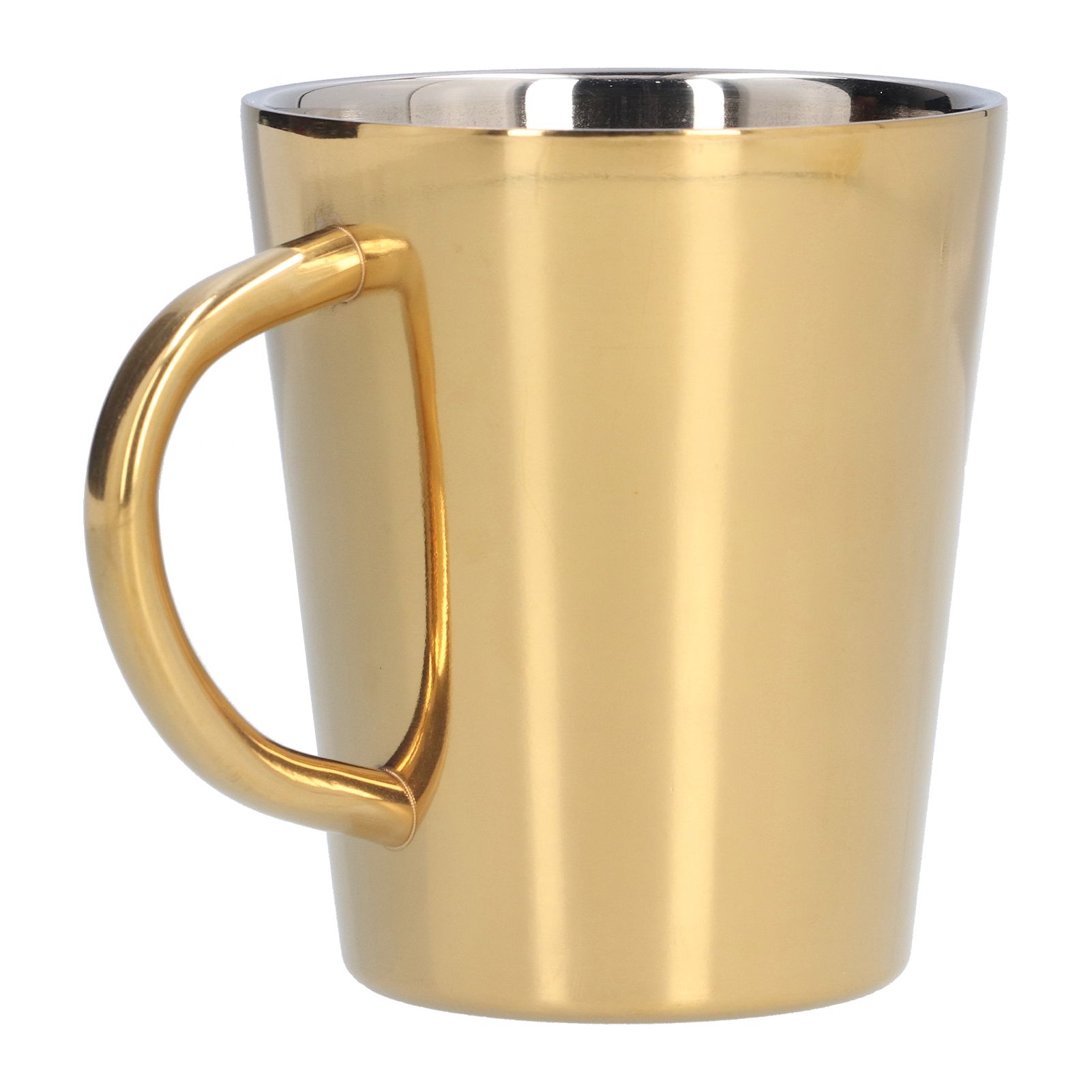 300ml Water Cup with Handle 304 Stainless Steel Heat Insulation Coffee Mug for view 6