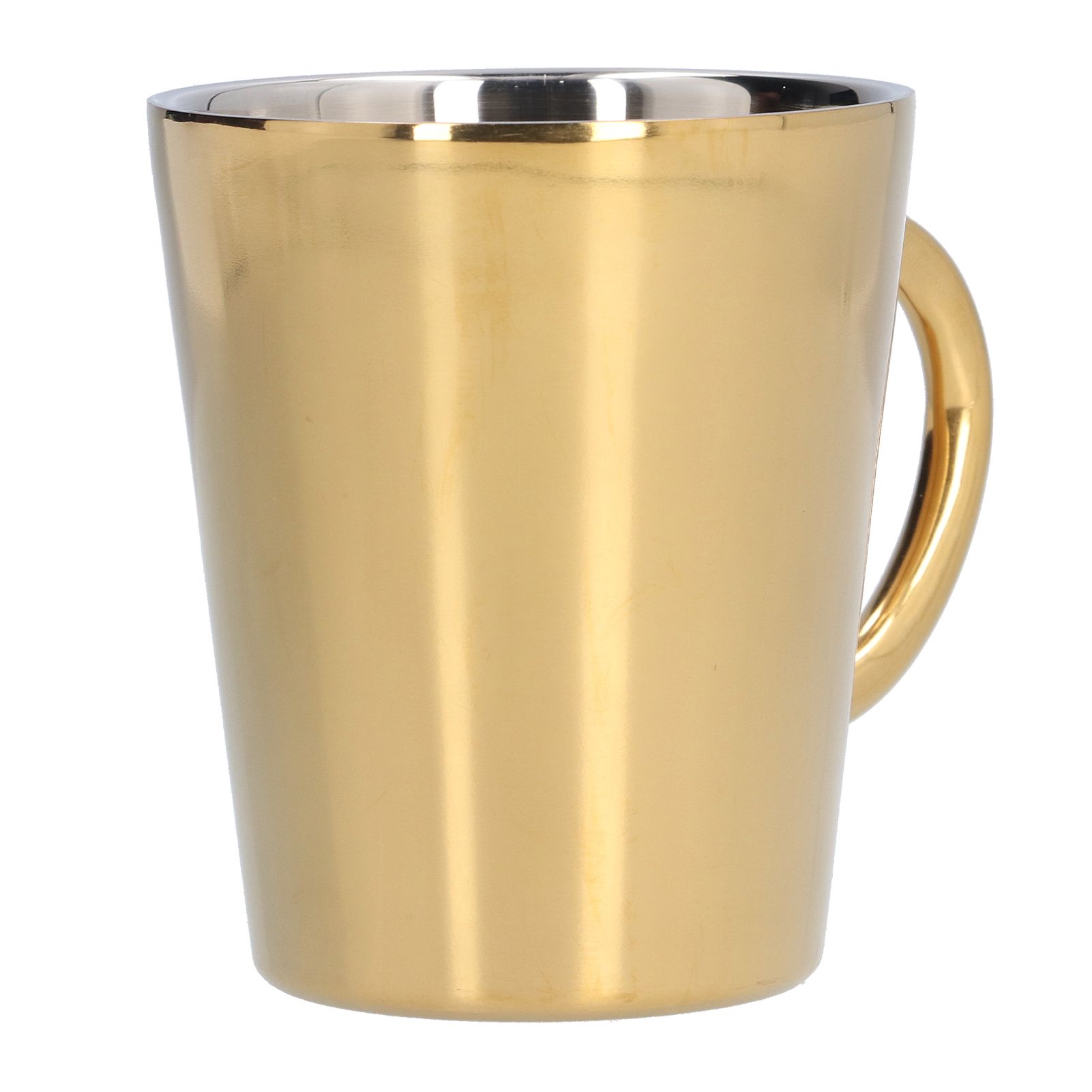 300ml Water Cup with Handle 304 Stainless Steel Heat Insulation Coffee Mug for view 7