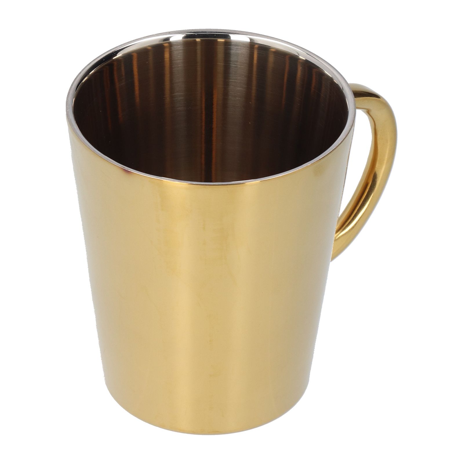 300ml Water Cup with Handle 304 Stainless Steel Heat Insulation Coffee Mug for view 9