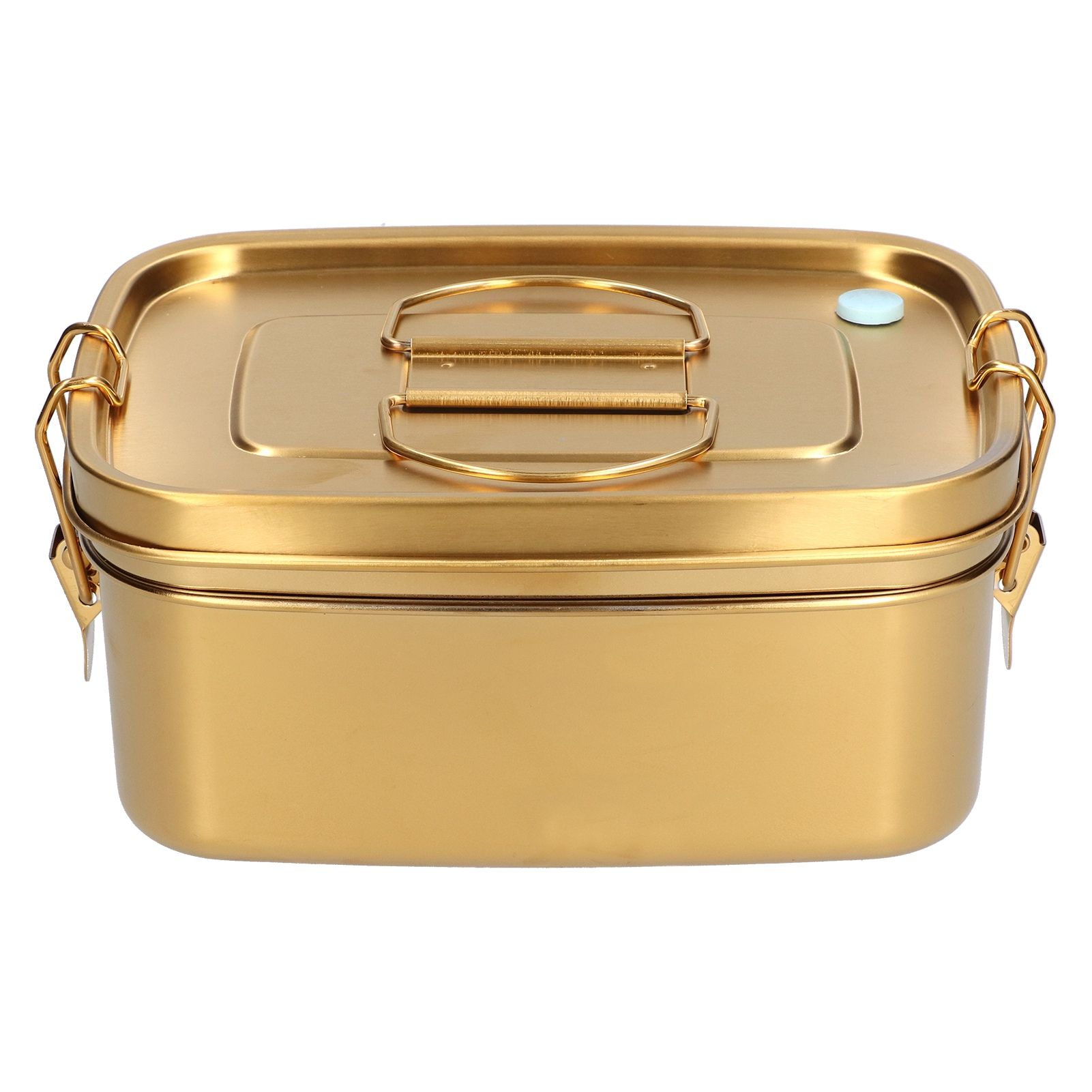 1.5L 2 Layer Lunch Box Portable Leakproof 304 Stainless Steel Bento Food