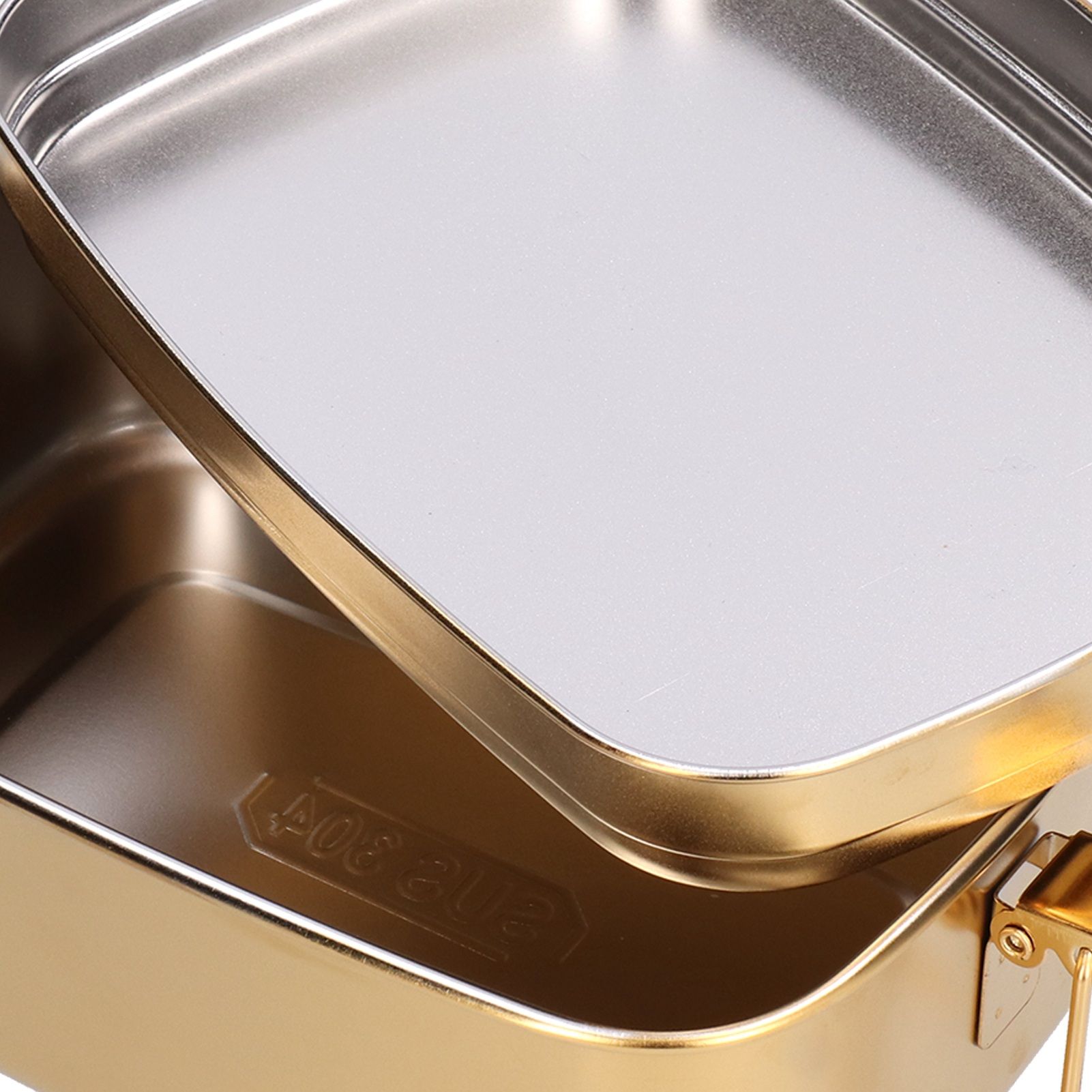 1.5L 2 Layer Lunch Box Portable Leakproof 304 Stainless Steel Bento Food view 15