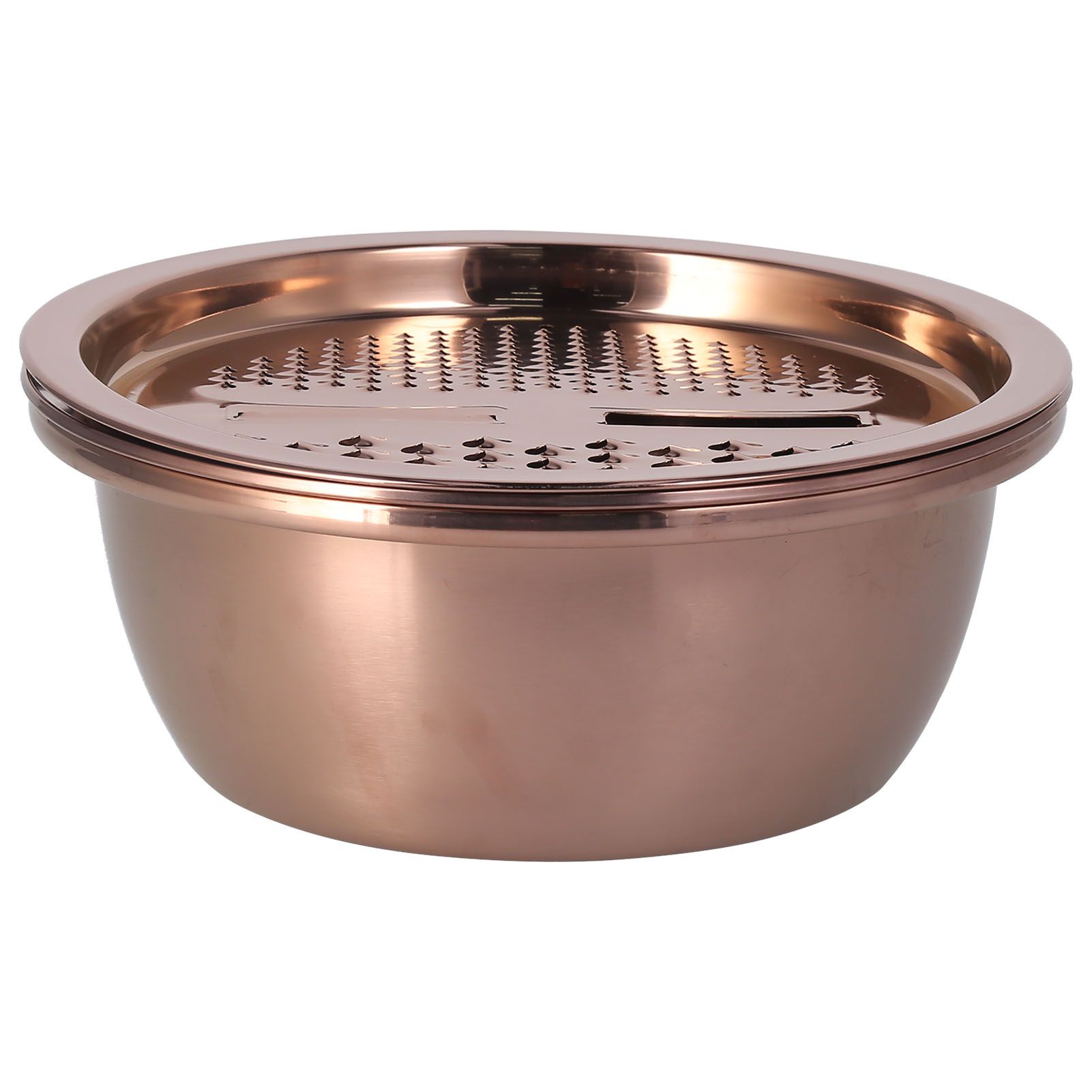 Multipurpose Water Basin Drain Basket with Vegetable Cutter Grater Stainless view 6