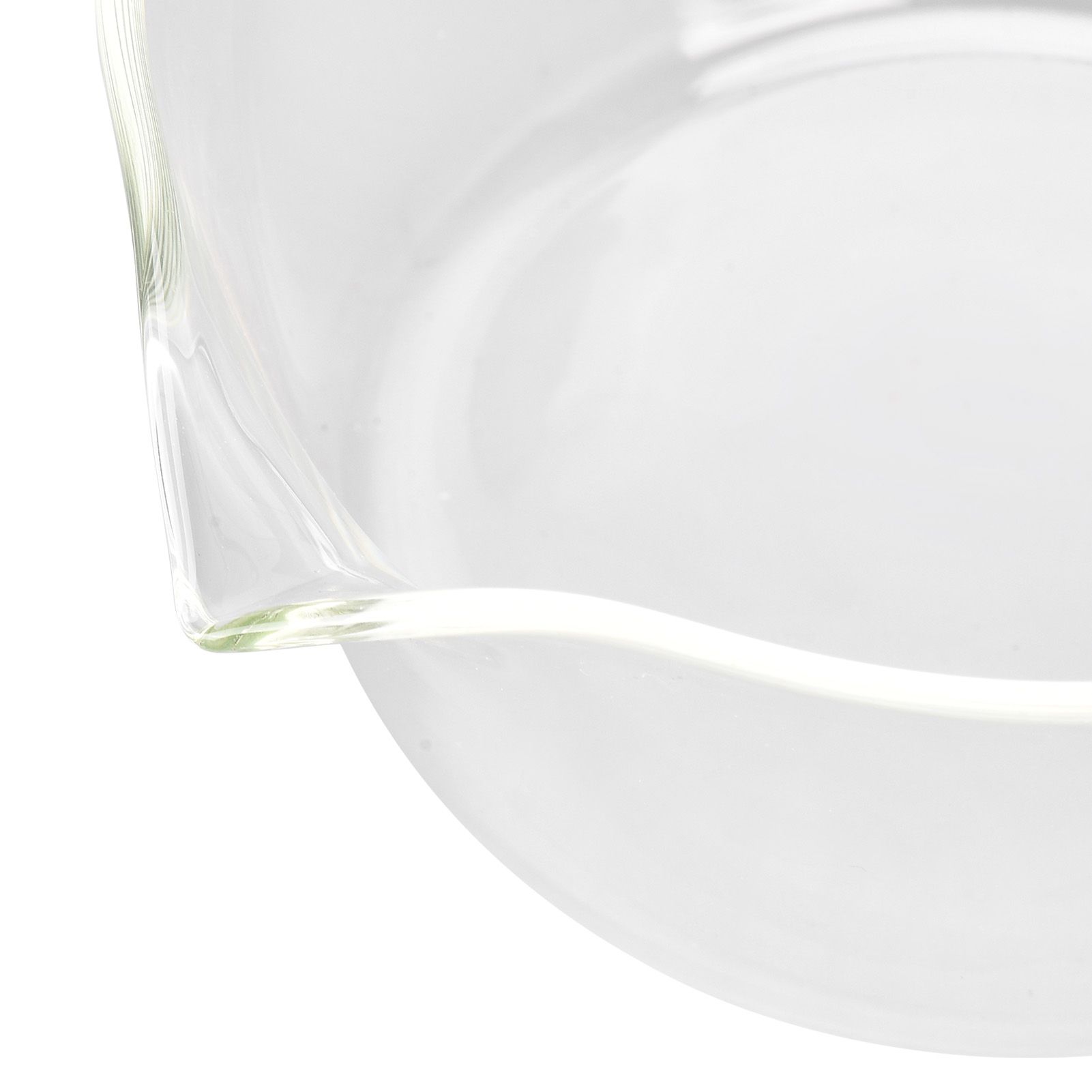 Glass Milk Pot with Wooden Handle V Shaped Spout Noodles Saucepan Home Kitchen view 13