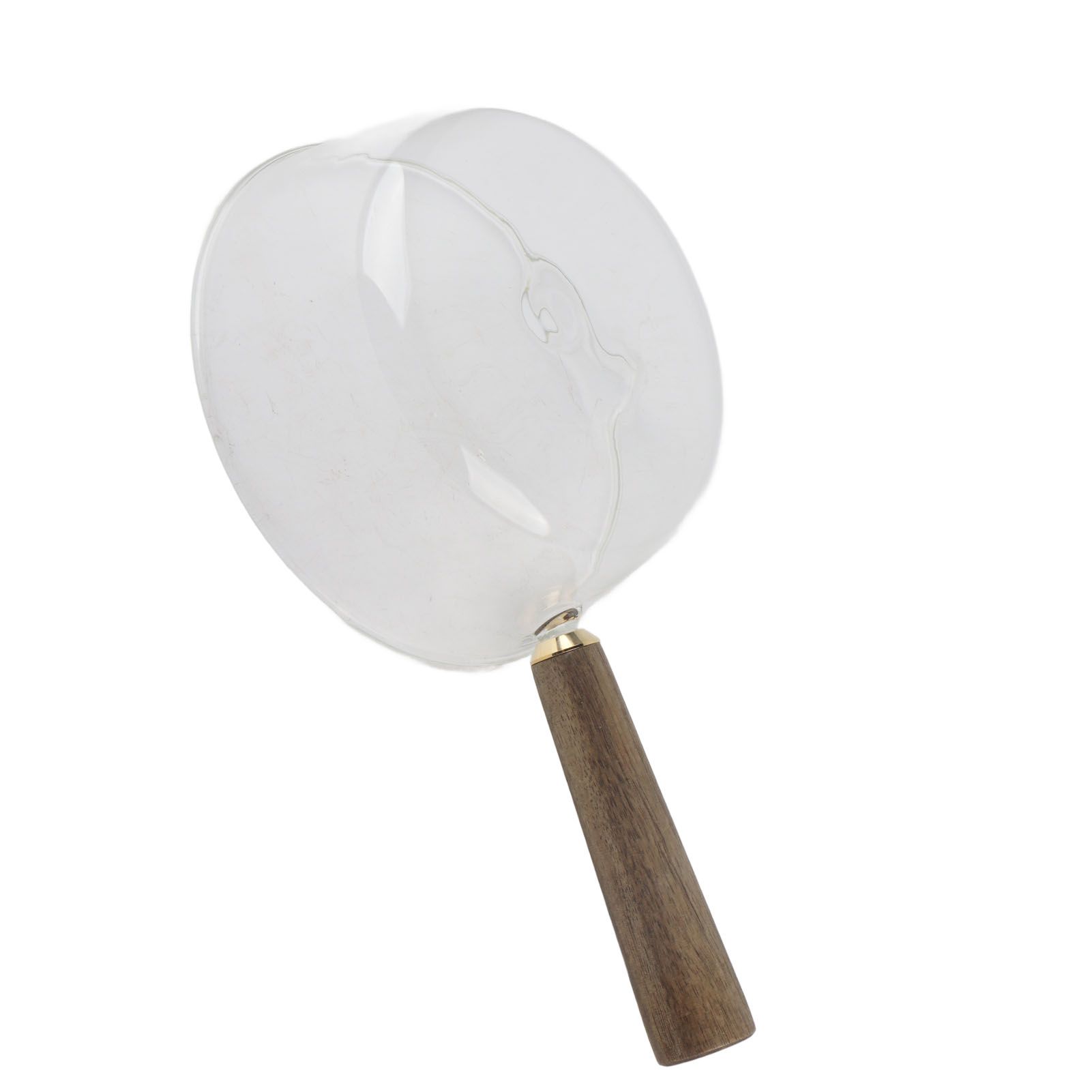 Glass Milk Pot with Wooden Handle V Shaped Spout Noodles Saucepan Home Kitchen view 3
