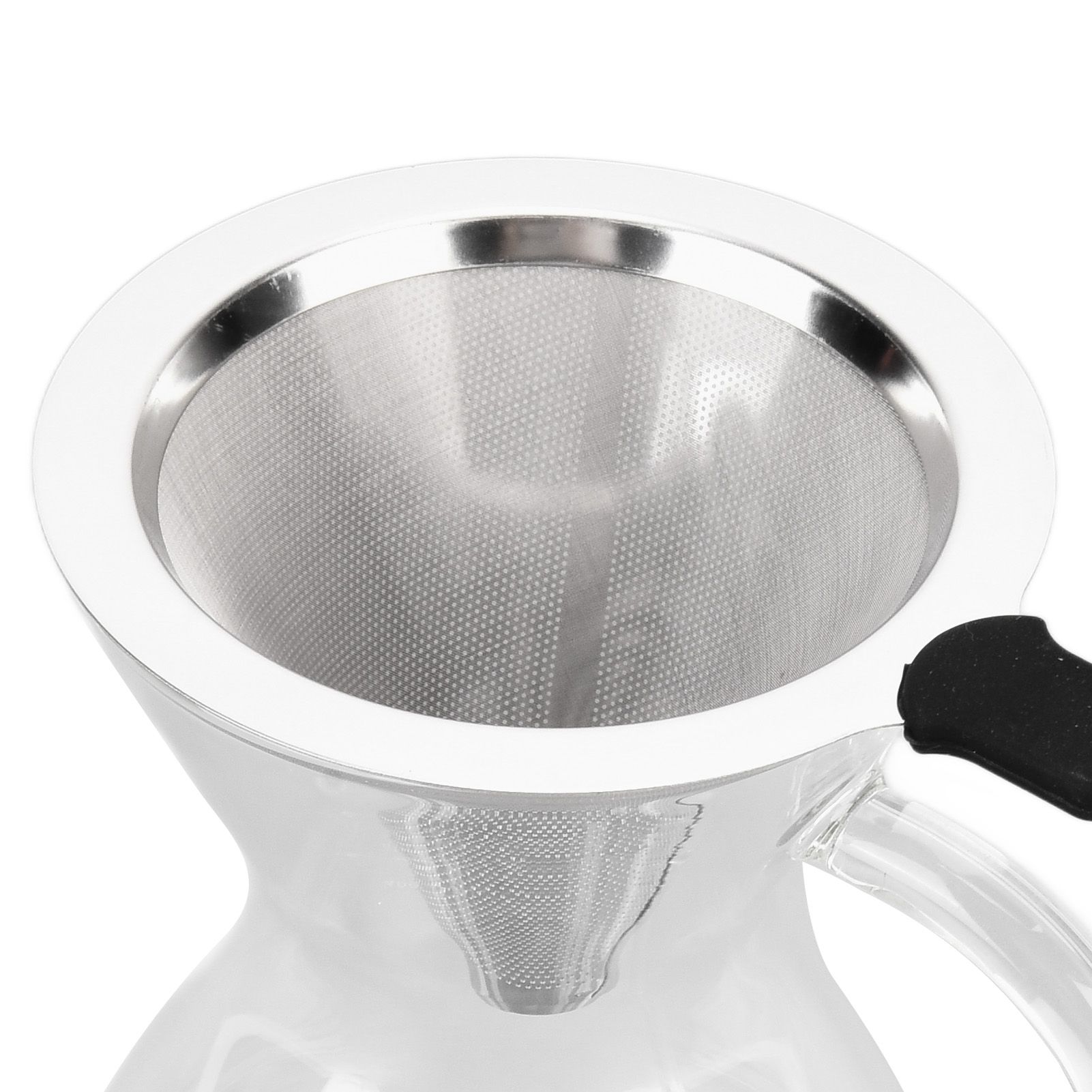 400ml Glass Coffee Pot Kettle Heat Resistant Pour Over Coffee Maker with view 13