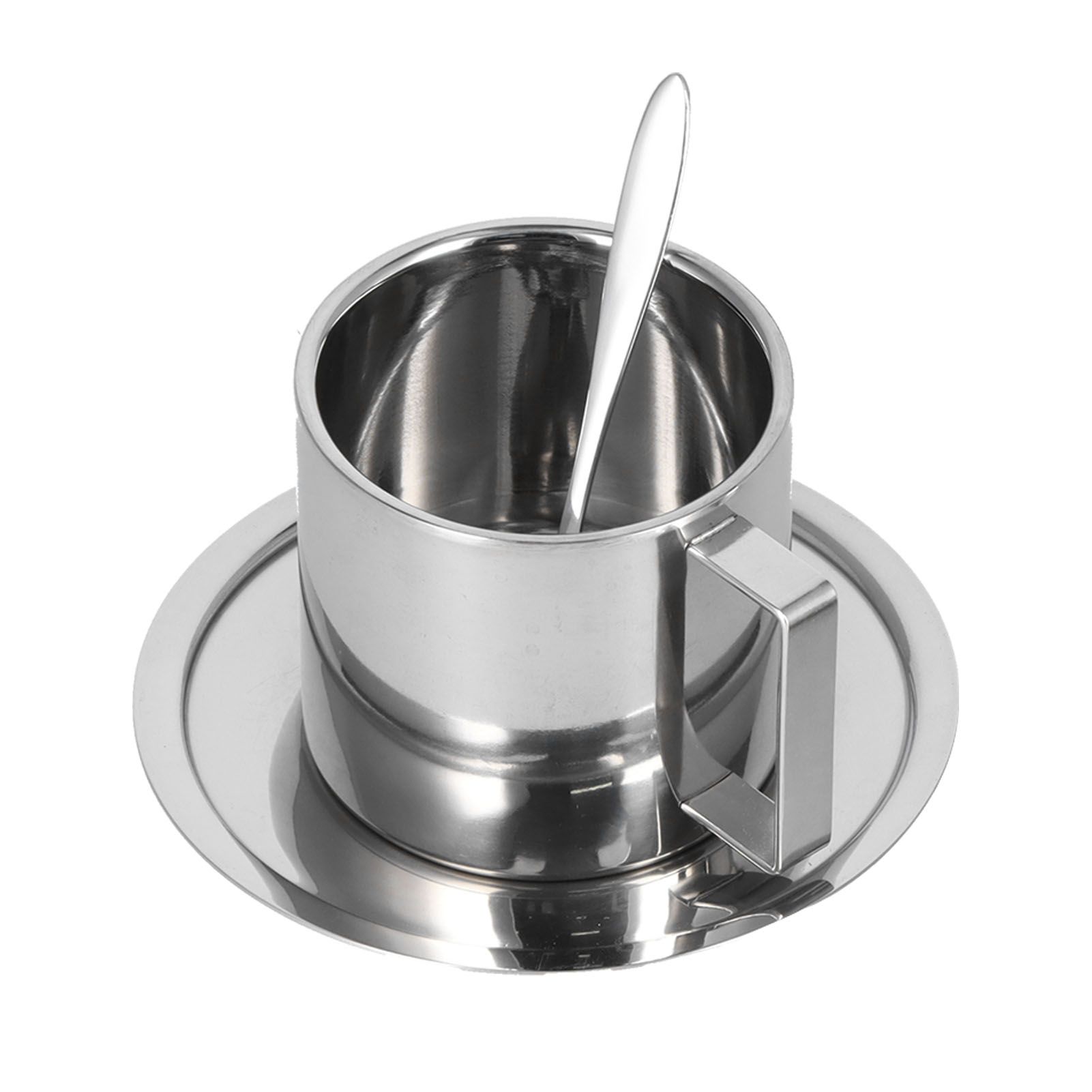 3PCS/Set Insulated Coffee Cup Set Stainless Steel Double Walled Mugs Milk Tea view 2