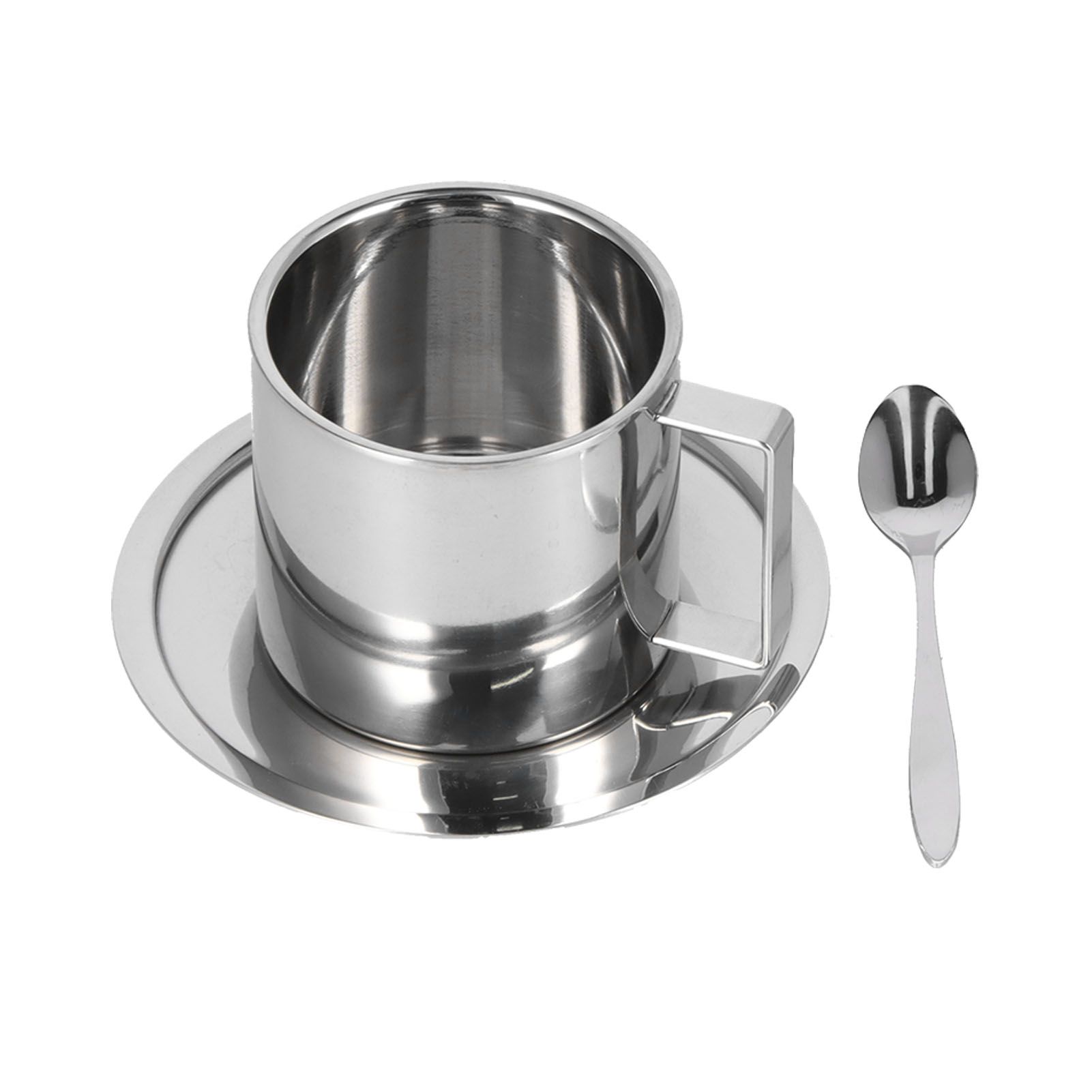 3PCS/Set Insulated Coffee Cup Set Stainless Steel Double Walled Mugs Milk Tea view 8