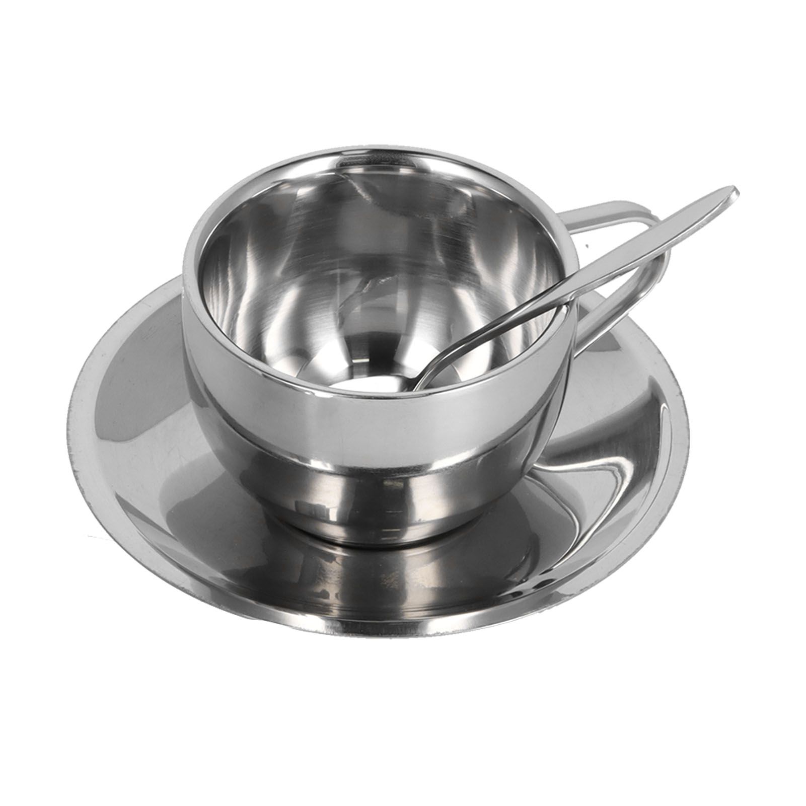3PCS/Set Insulated Coffee Cup Set Stainless Steel Double Walled Mugs Milk Tea view 4