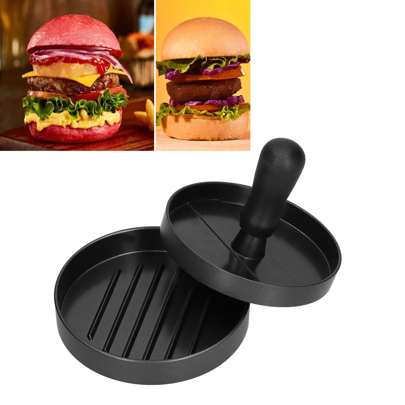 Hamburger Press Round Shape Hamburger Meat Patty Maker Mold Burger Maker view 11