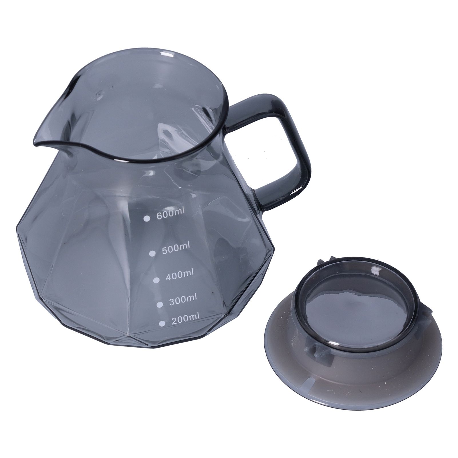 Coffee Kettle Heat Resistant Coffee Sharing Pot Transparent Black Glass Tea