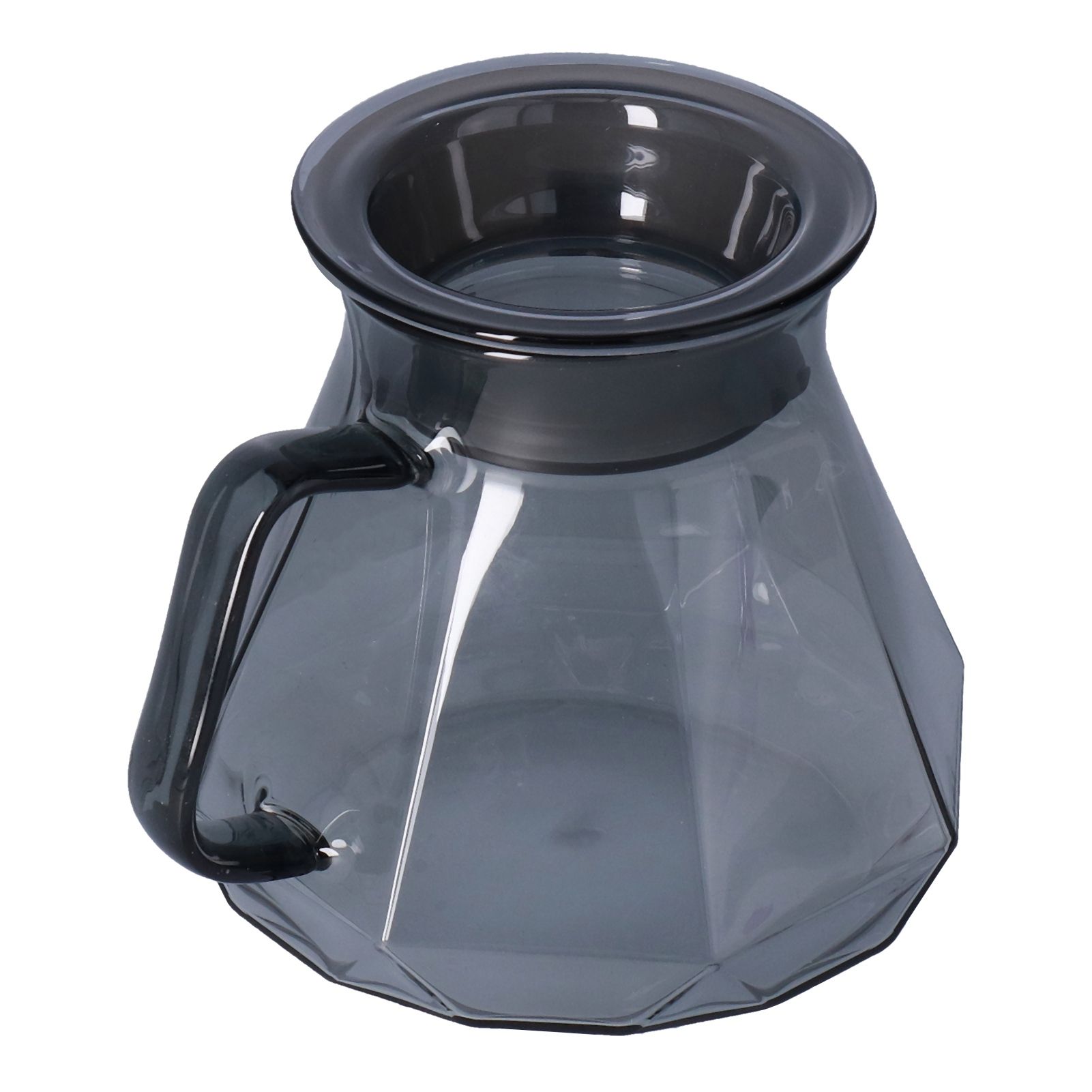 Coffee Kettle Heat Resistant Coffee Sharing Pot Transparent Black Glass Tea view 2