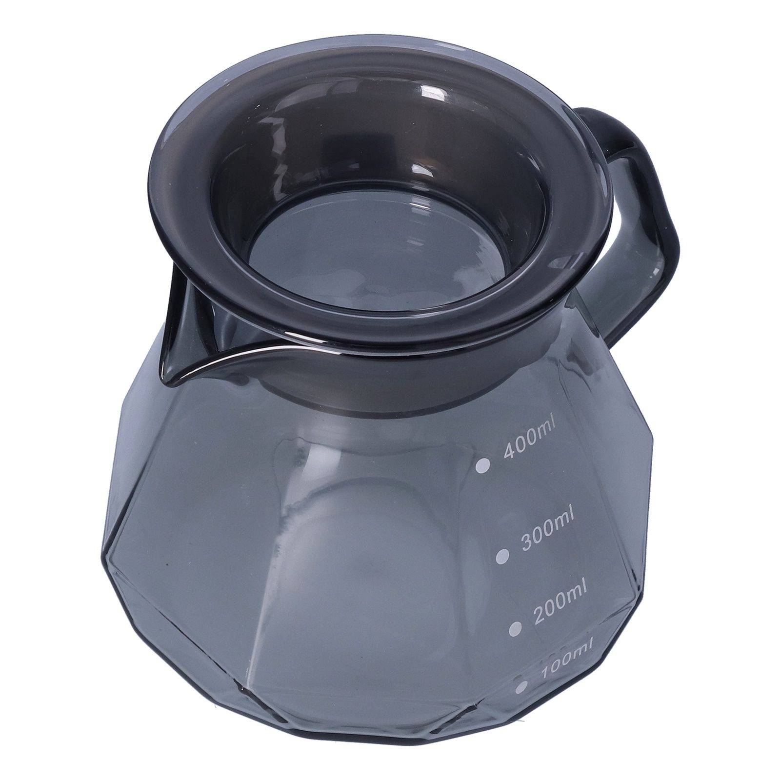 Coffee Kettle Heat Resistant Coffee Sharing Pot Transparent Black Glass Tea view 5