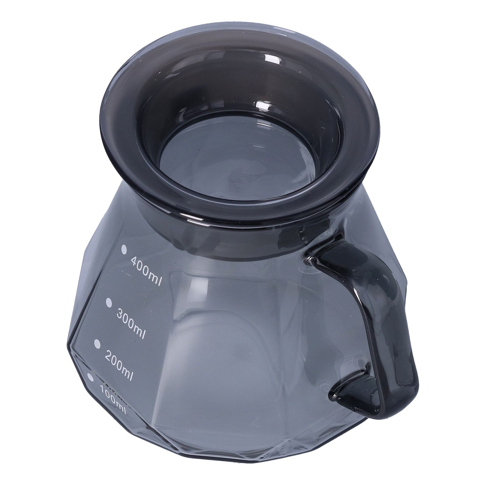 Coffee Kettle Heat Resistant Coffee Sharing Pot Transparent Black Glass Tea view 6