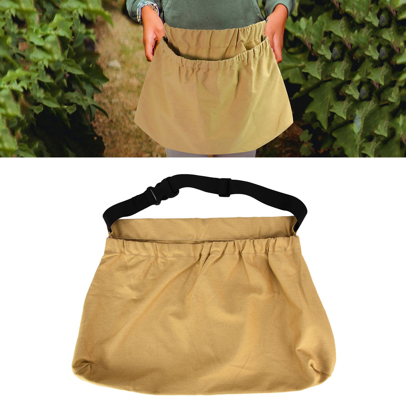 Fruit Picking Bag Adjustable Oxford Cloth Waist Hanging Tool Bag for Gardening view 12