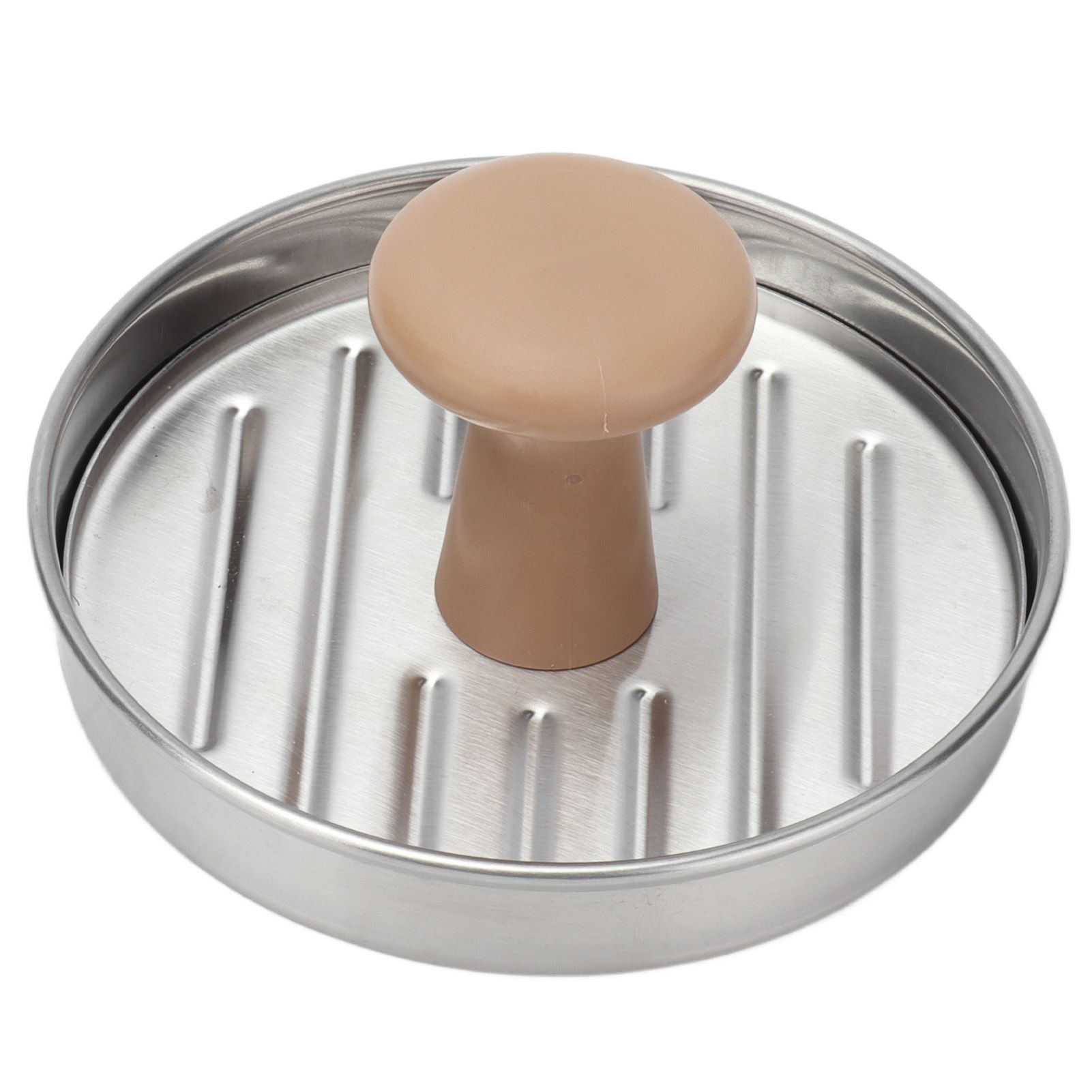 Hamburger Meat Press Stainless Steel Burger Making Tool with Plastic Handle view 4