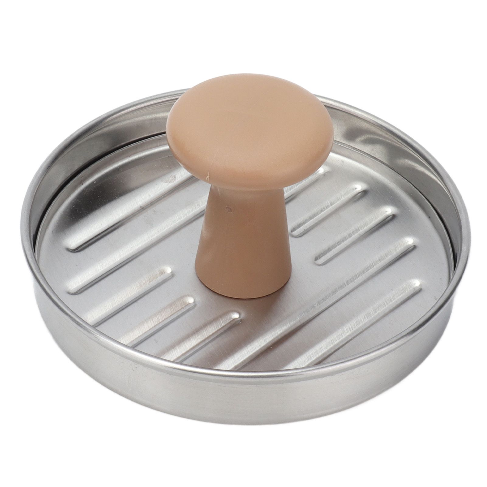 Hamburger Meat Press Stainless Steel Burger Making Tool with Plastic Handle view 5