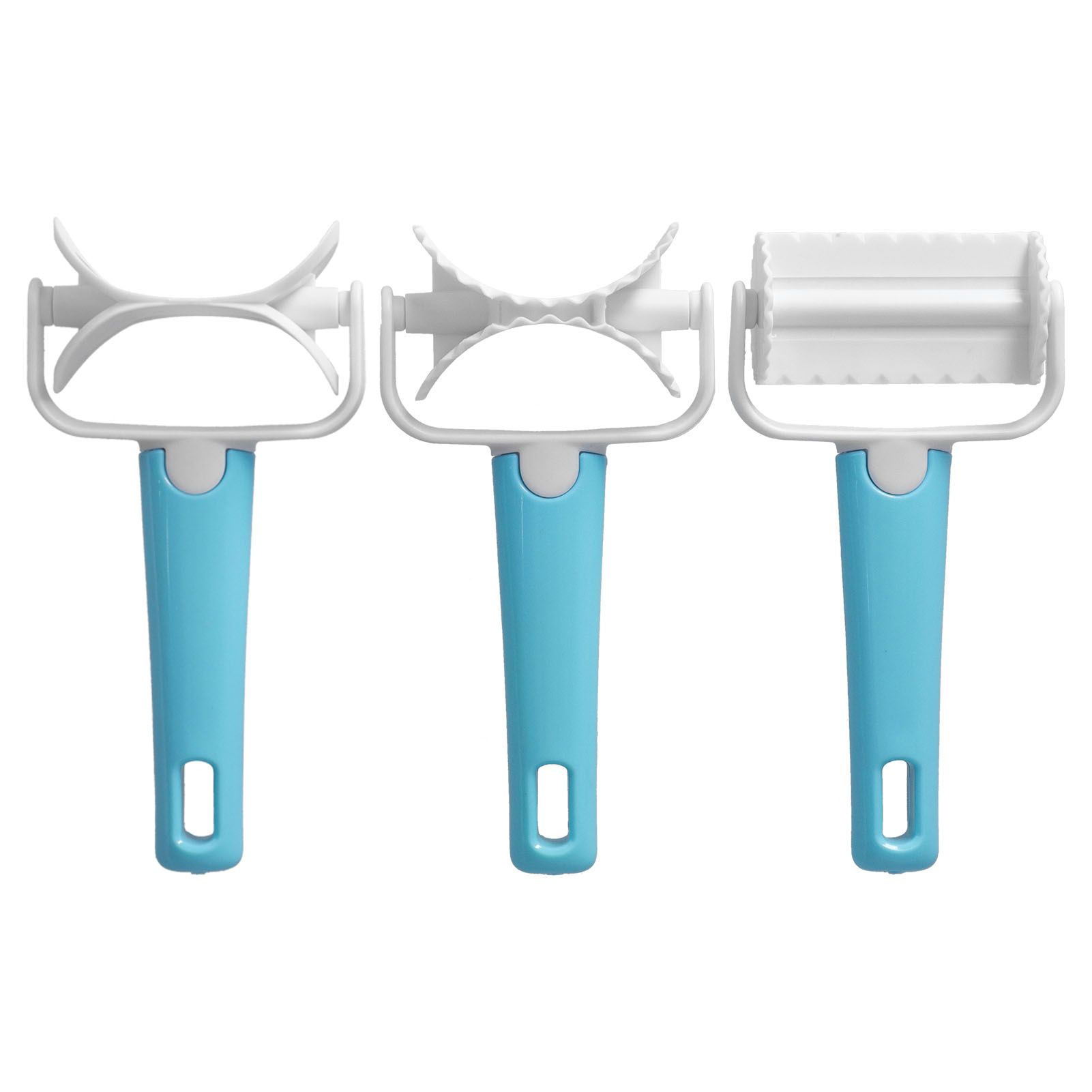 3Pcs/Set DIY Dough Cutter Roller Baking Accessory for Wonton Biscuit Cookies