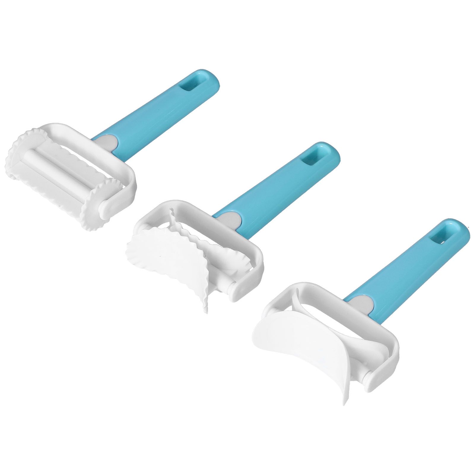 3Pcs/Set DIY Dough Cutter Roller Baking Accessory for Wonton Biscuit Cookies view 5
