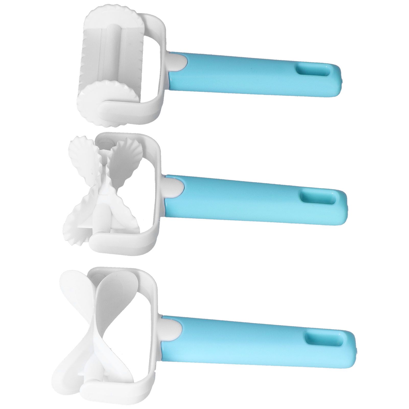 3Pcs/Set DIY Dough Cutter Roller Baking Accessory for Wonton Biscuit Cookies view 6