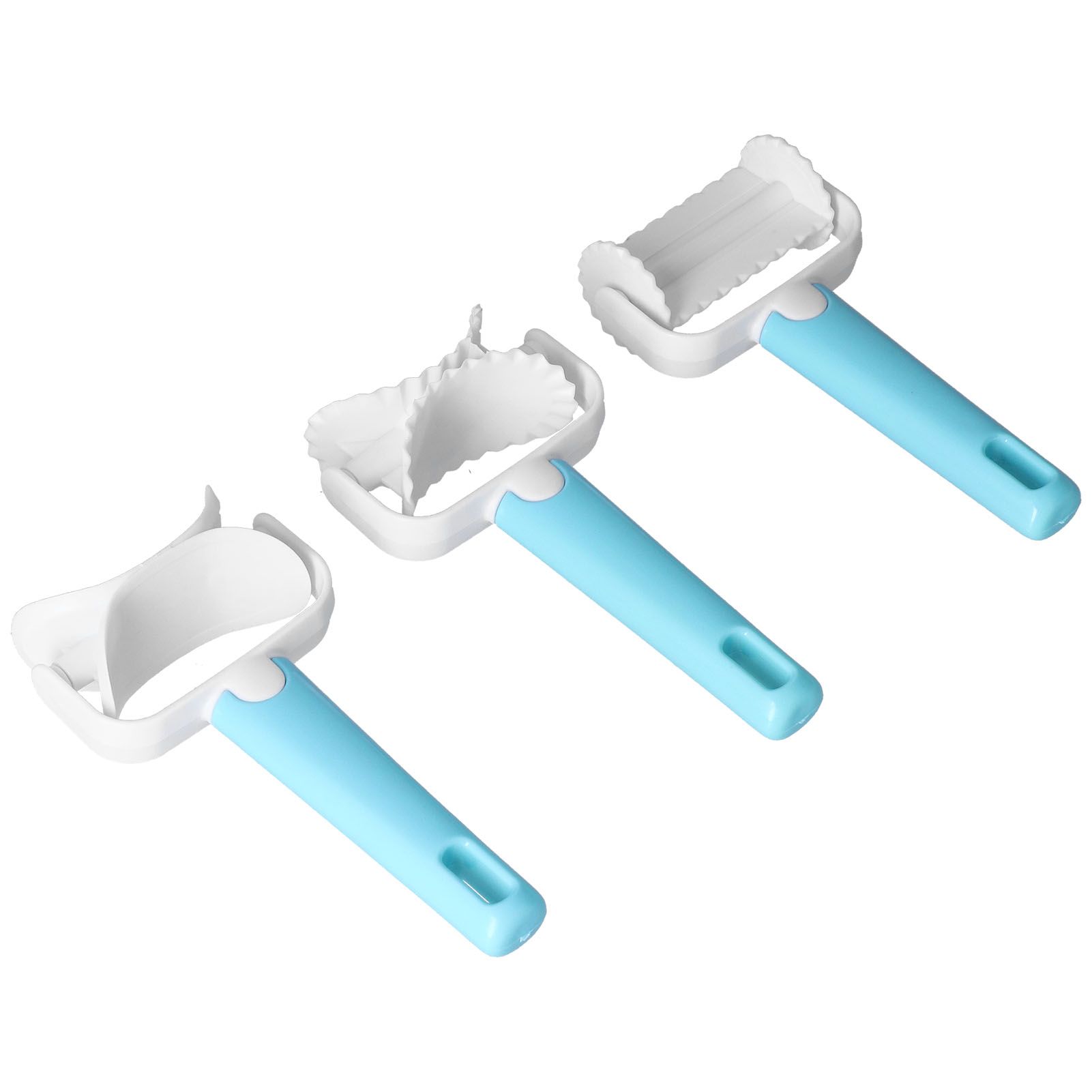 3Pcs/Set DIY Dough Cutter Roller Baking Accessory for Wonton Biscuit Cookies view 7