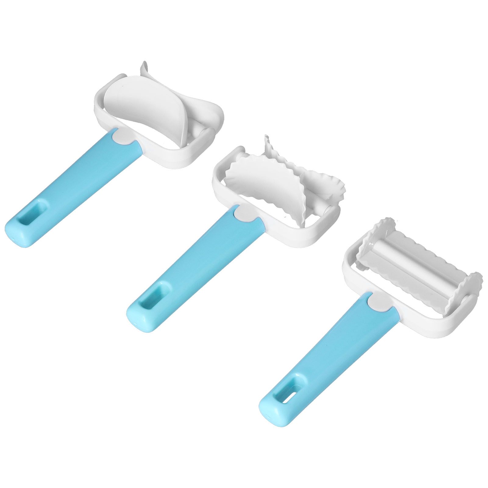 3Pcs/Set DIY Dough Cutter Roller Baking Accessory for Wonton Biscuit Cookies view 8