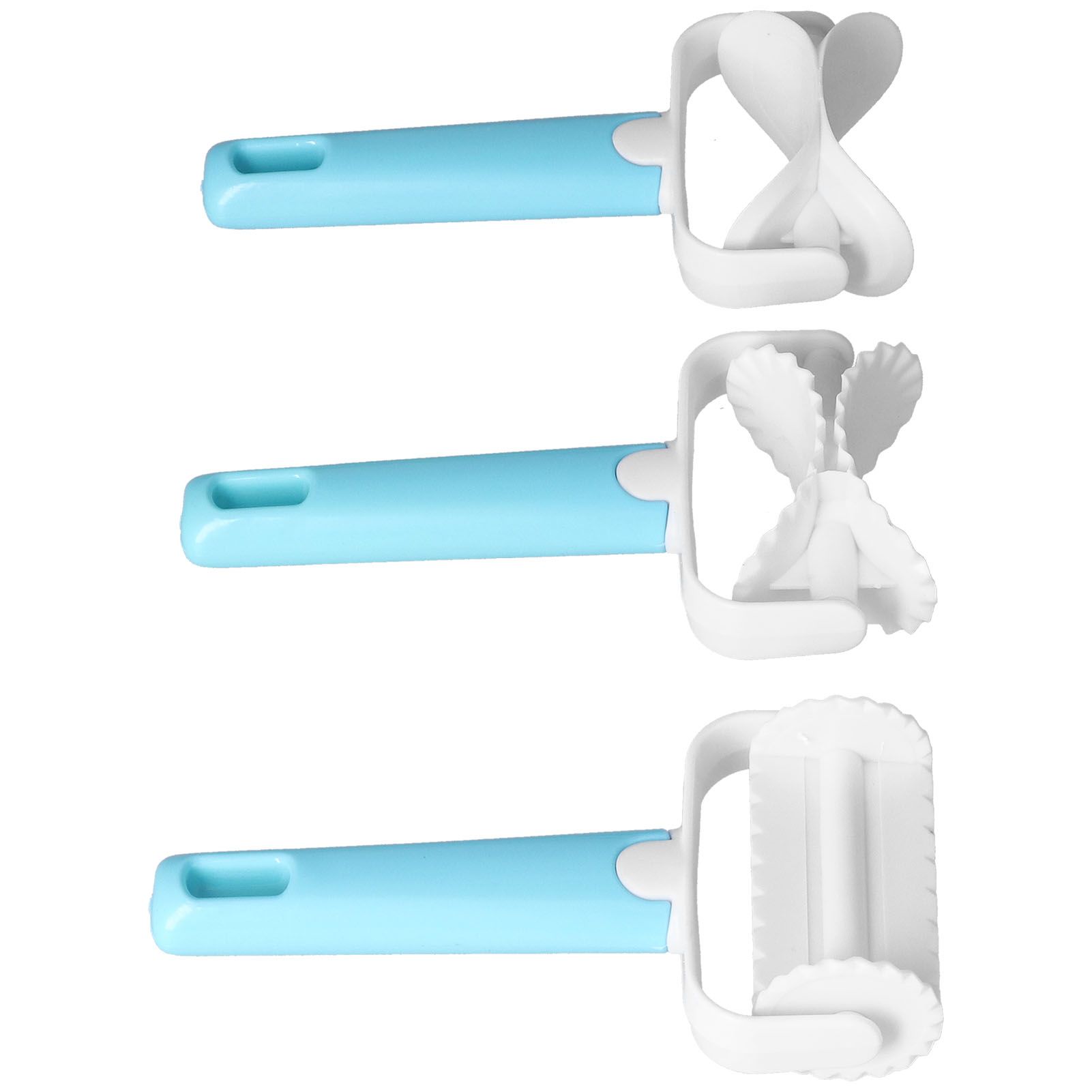 3Pcs/Set DIY Dough Cutter Roller Baking Accessory for Wonton Biscuit Cookies view 9