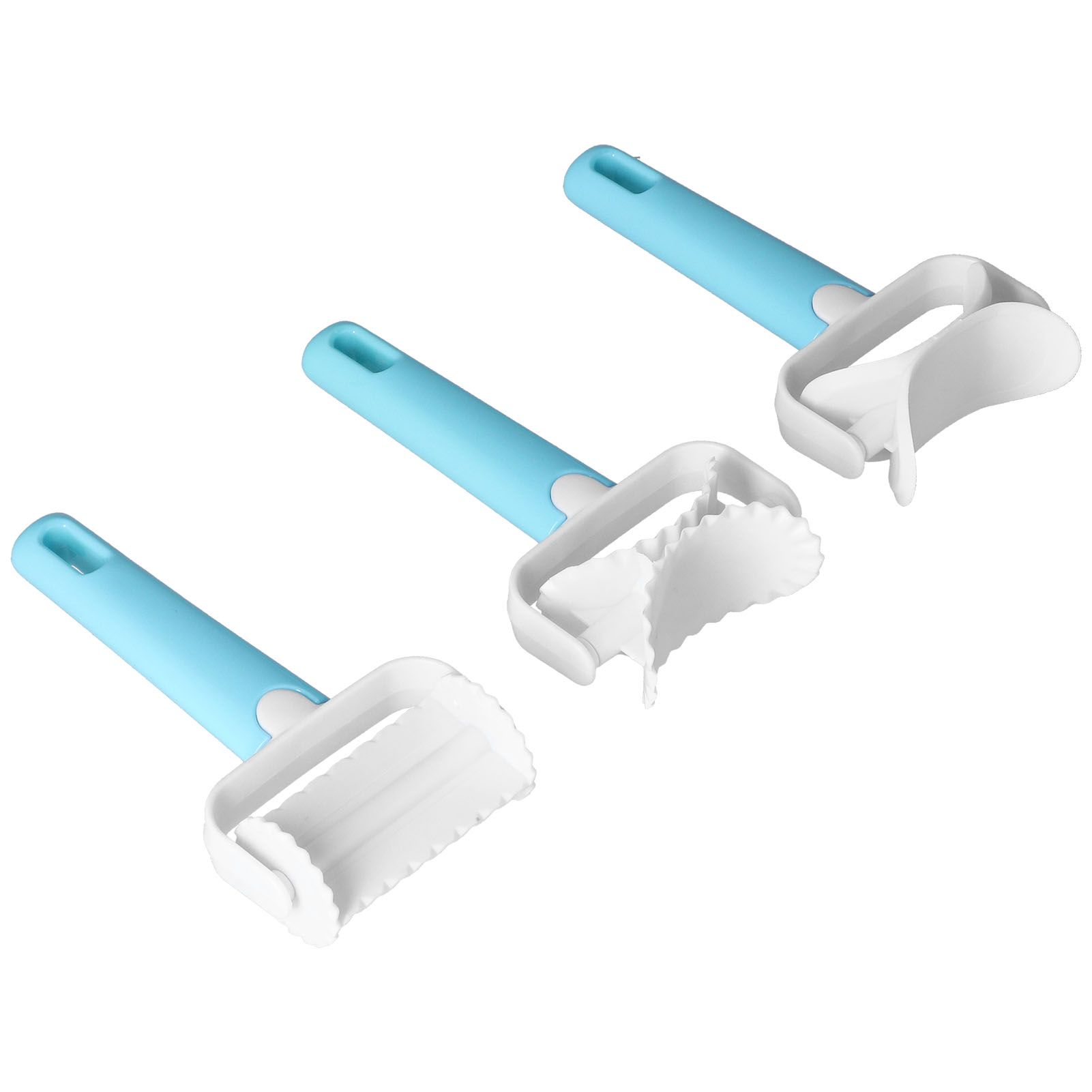 3Pcs/Set DIY Dough Cutter Roller Baking Accessory for Wonton Biscuit Cookies view 10