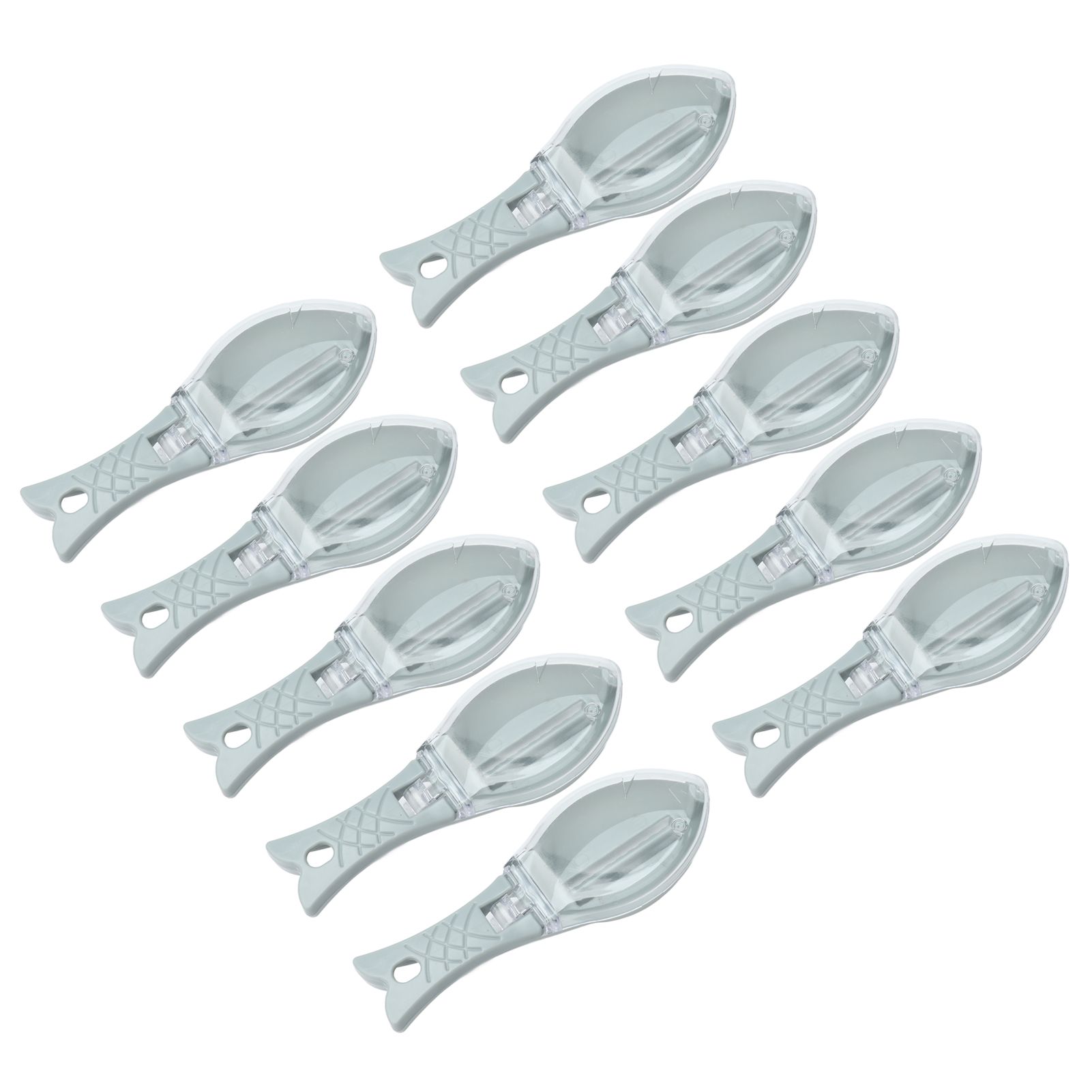 10Pcs Fish Scale Remover Portable Hand Held Hangable Compact Efficient Fish view 5