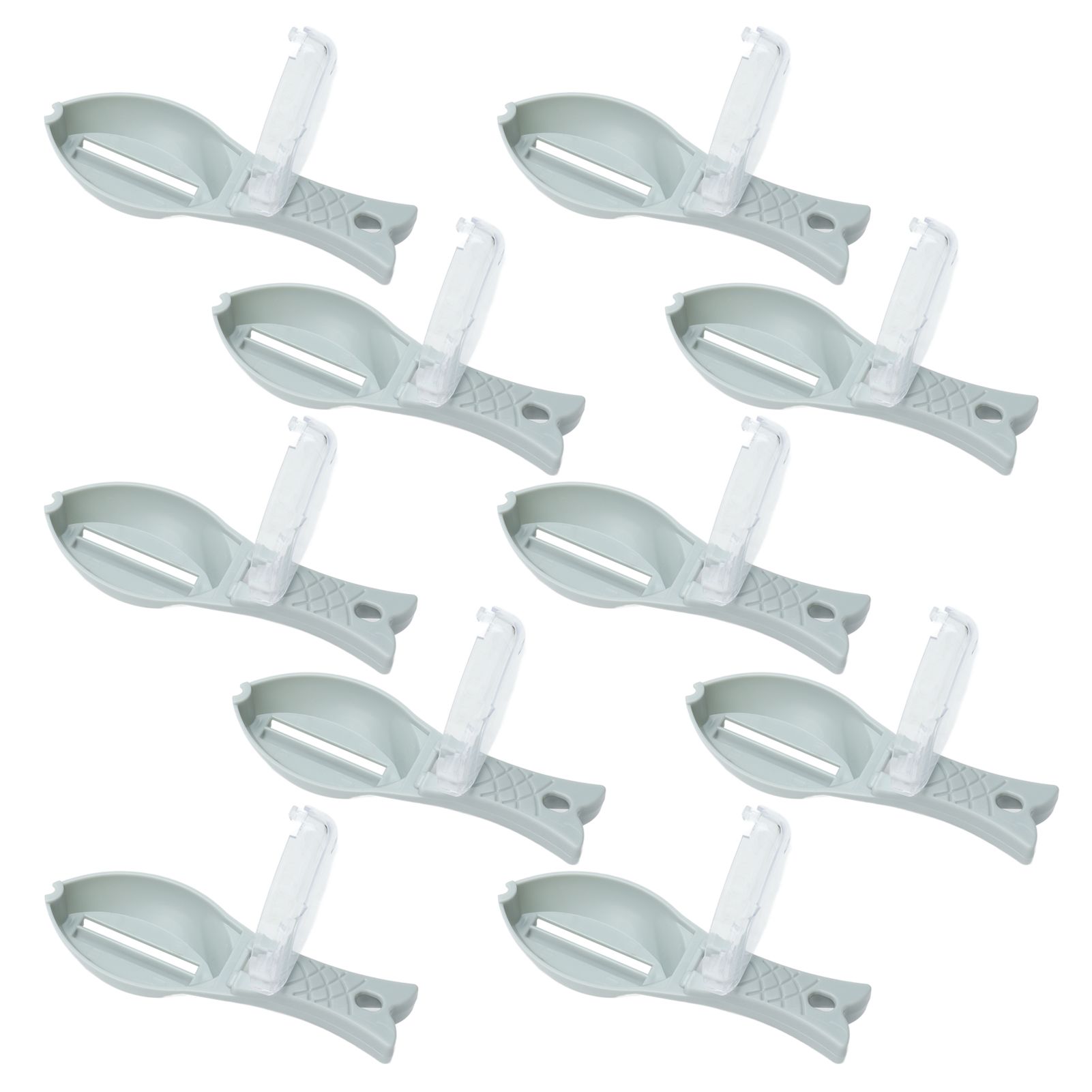 10Pcs Fish Scale Remover Portable Hand Held Hangable Compact Efficient Fish view 6