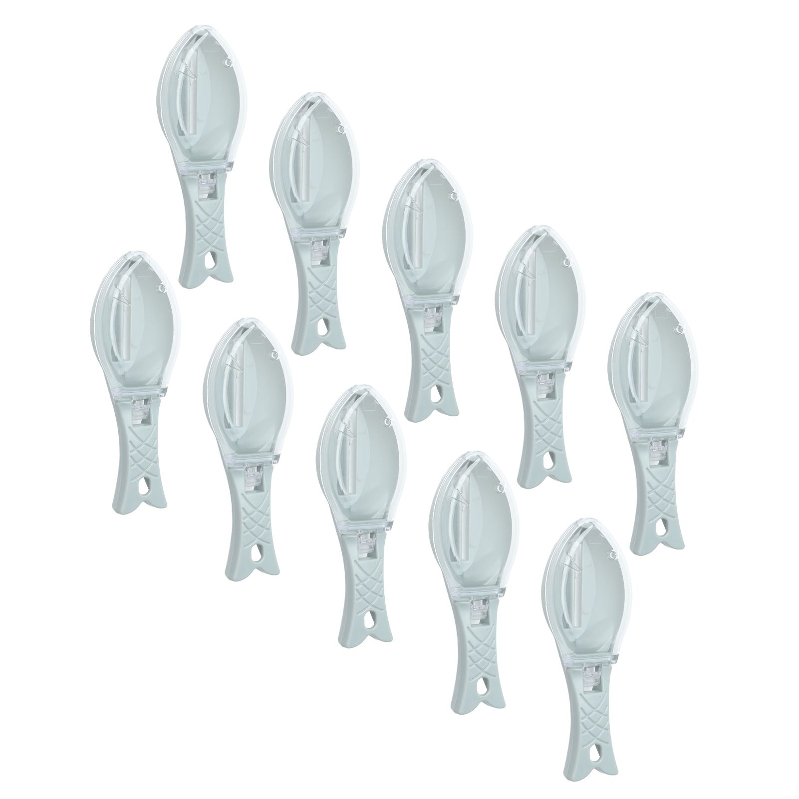 10Pcs Fish Scale Remover Portable Hand Held Hangable Compact Efficient Fish view 7