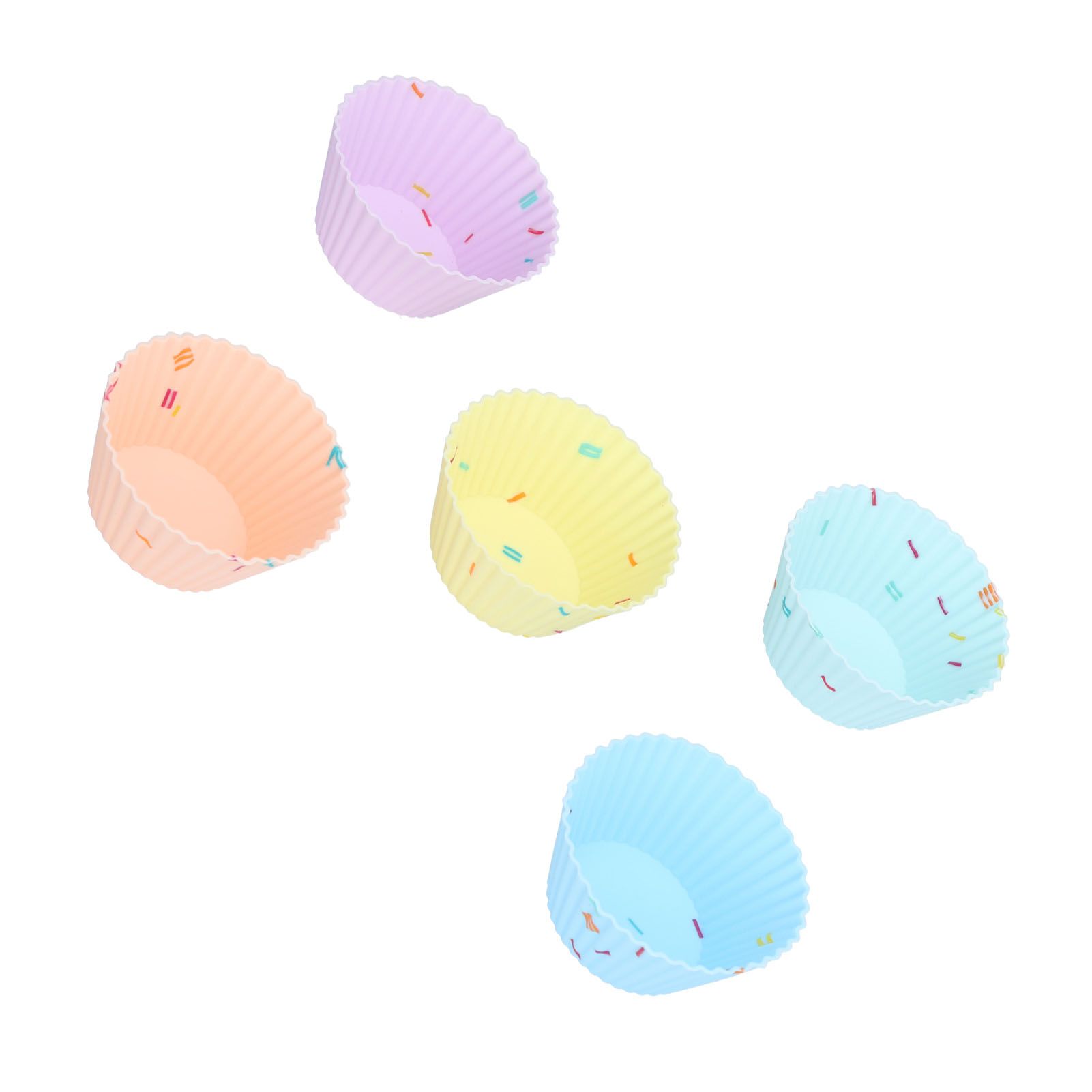 20Pcs Silicone Cupcake Mold Non Stick Reusable Baking Molds for Muffin view 8