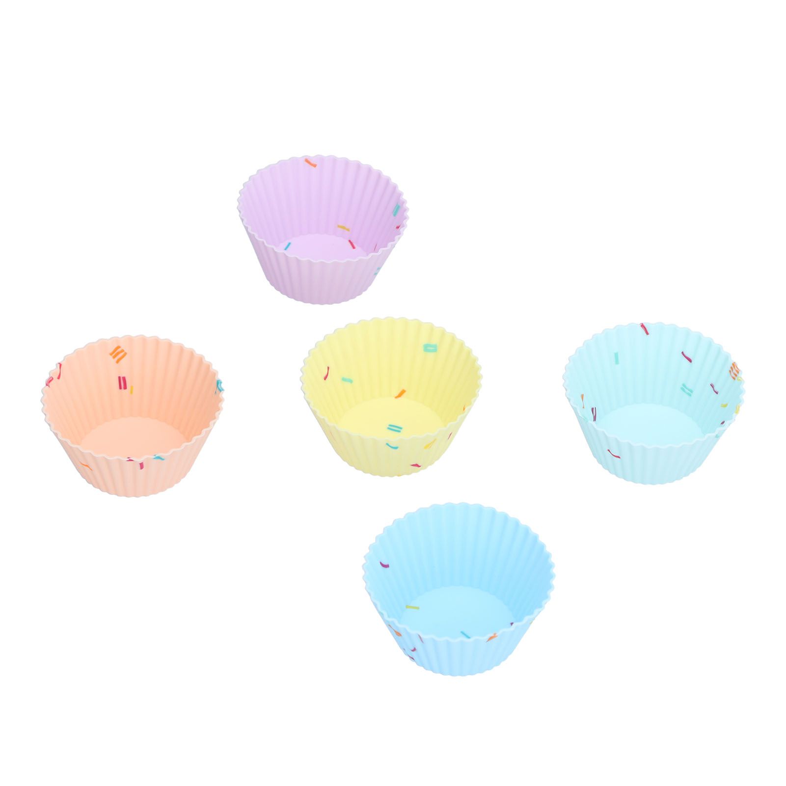 20Pcs Silicone Cupcake Mold Non Stick Reusable Baking Molds for Muffin view 10