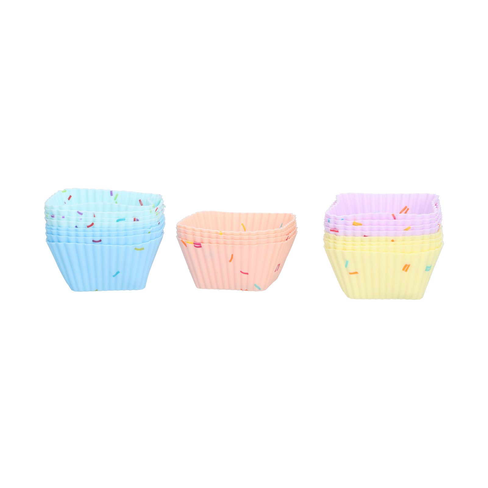 20Pcs Silicone Cupcake Mold Non Stick Reusable Baking Molds for Muffin view 6