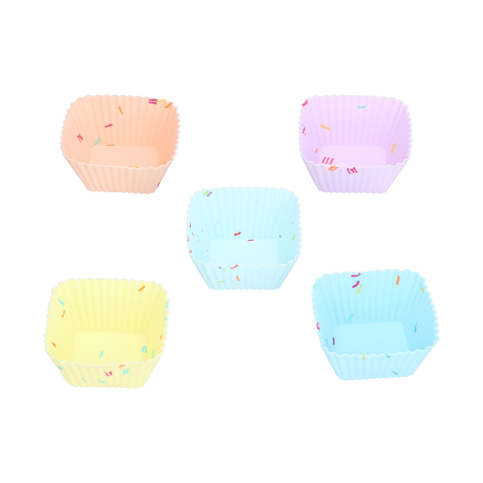 20Pcs Silicone Cupcake Mold Non Stick Reusable Baking Molds for Muffin view 10