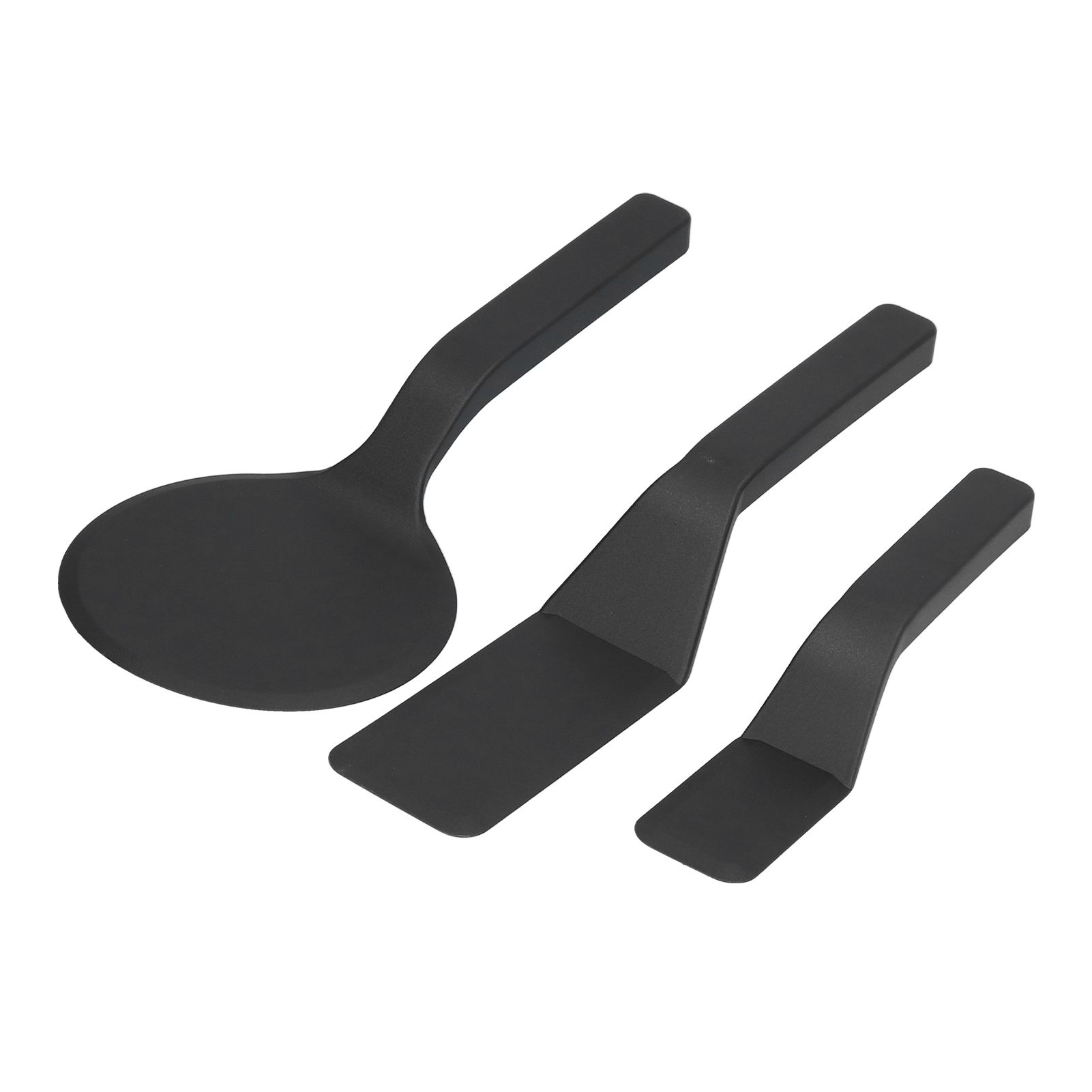 3Pcs Spatula Set Nylon Scraper with Beveled Edge Kitchen Utensils For Frying