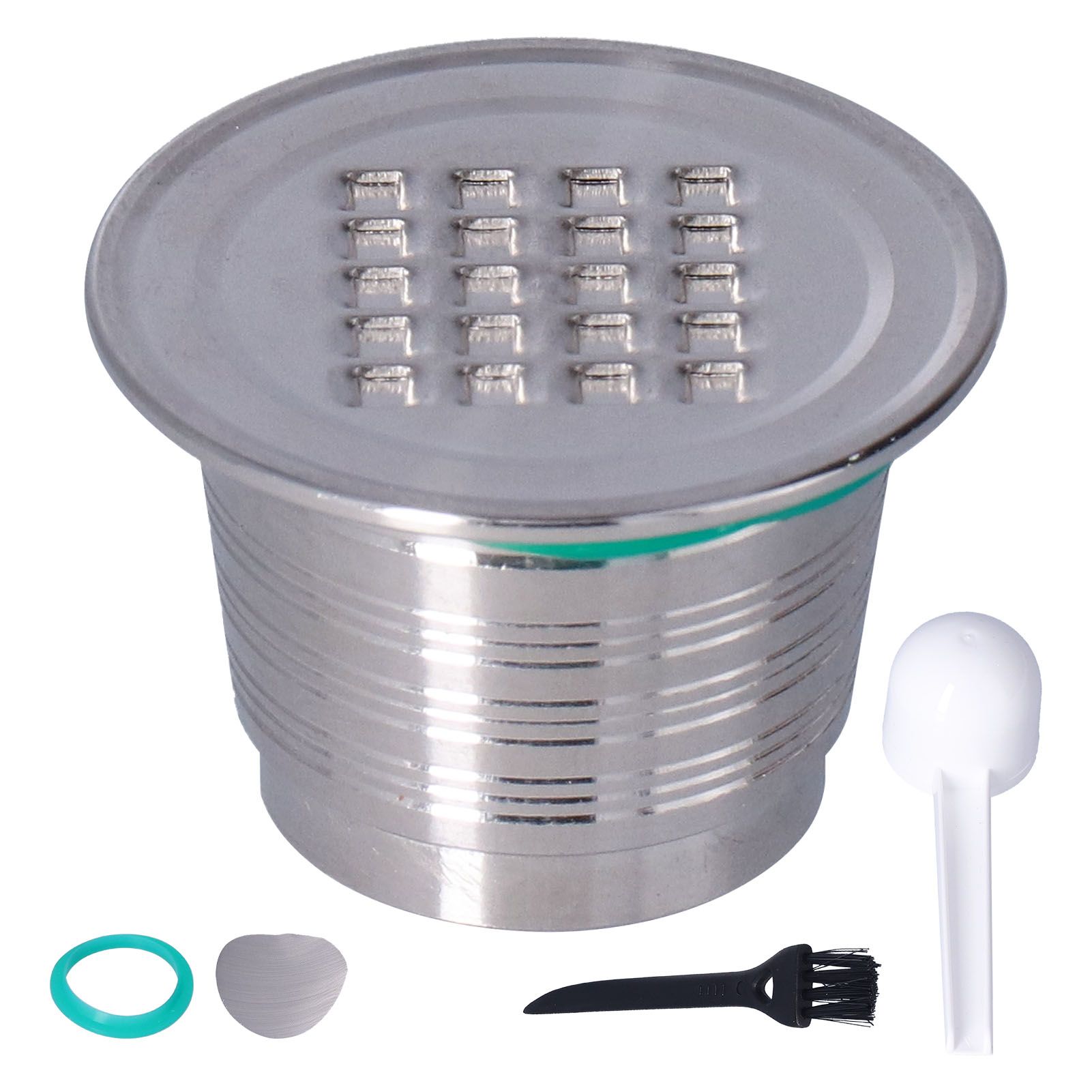 50mL Coffee Capsule Filter Stainless Steel Reusable Coffee Capsule Cup Coffee