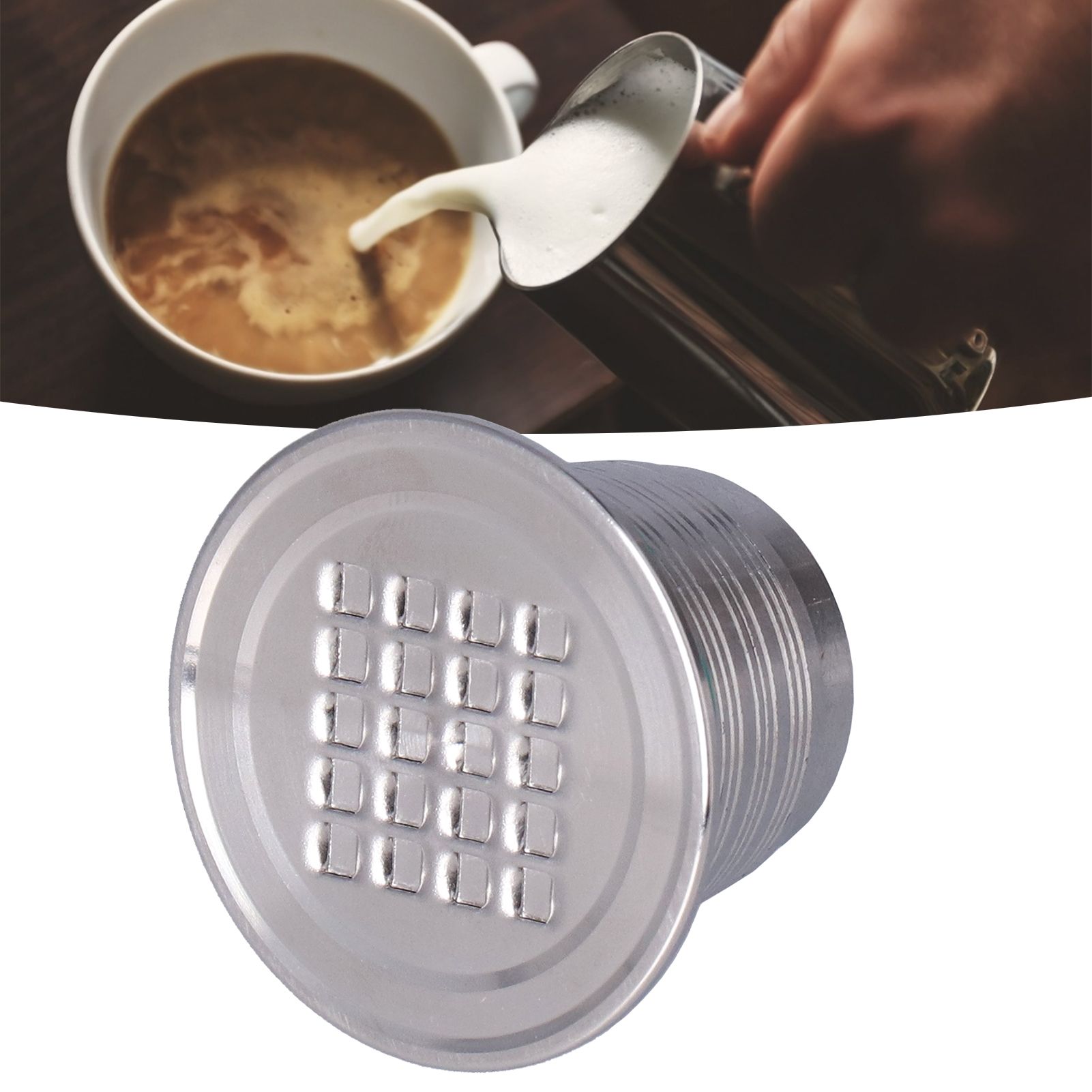 50mL Coffee Capsule Filter Stainless Steel Reusable Coffee Capsule Cup Coffee view 12