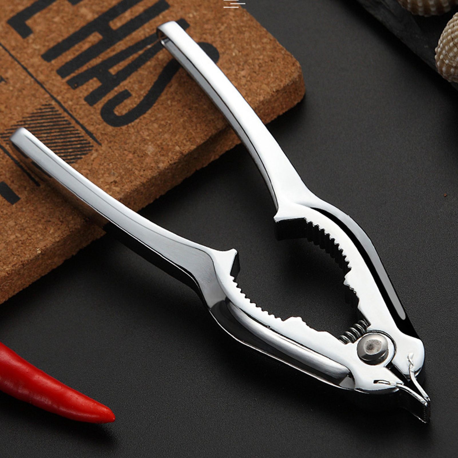 Blood Clam Opener Crab Pliers Nut Cracker Multi Functional Tool for Kitchen view 4