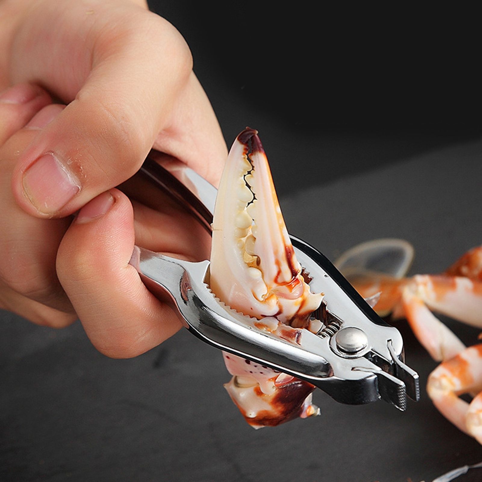 Blood Clam Opener Crab Pliers Nut Cracker Multi Functional Tool for Kitchen view 6