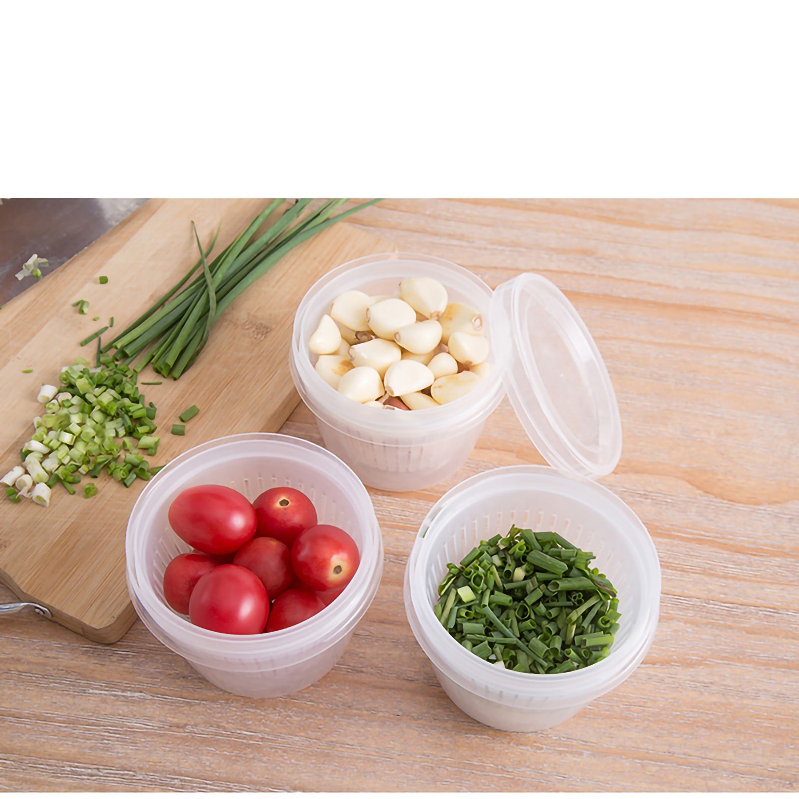 Kitchen Storage Containers Small Drain Basket Kitchen Drain Sealed Box view 3