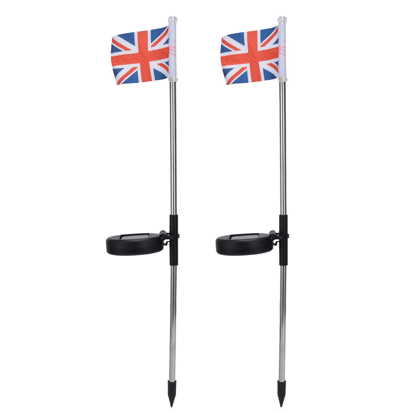 2PCS Solar UK Flag Light LED Solar Garden Lawn Lamp for Outdoor Landscape view 4