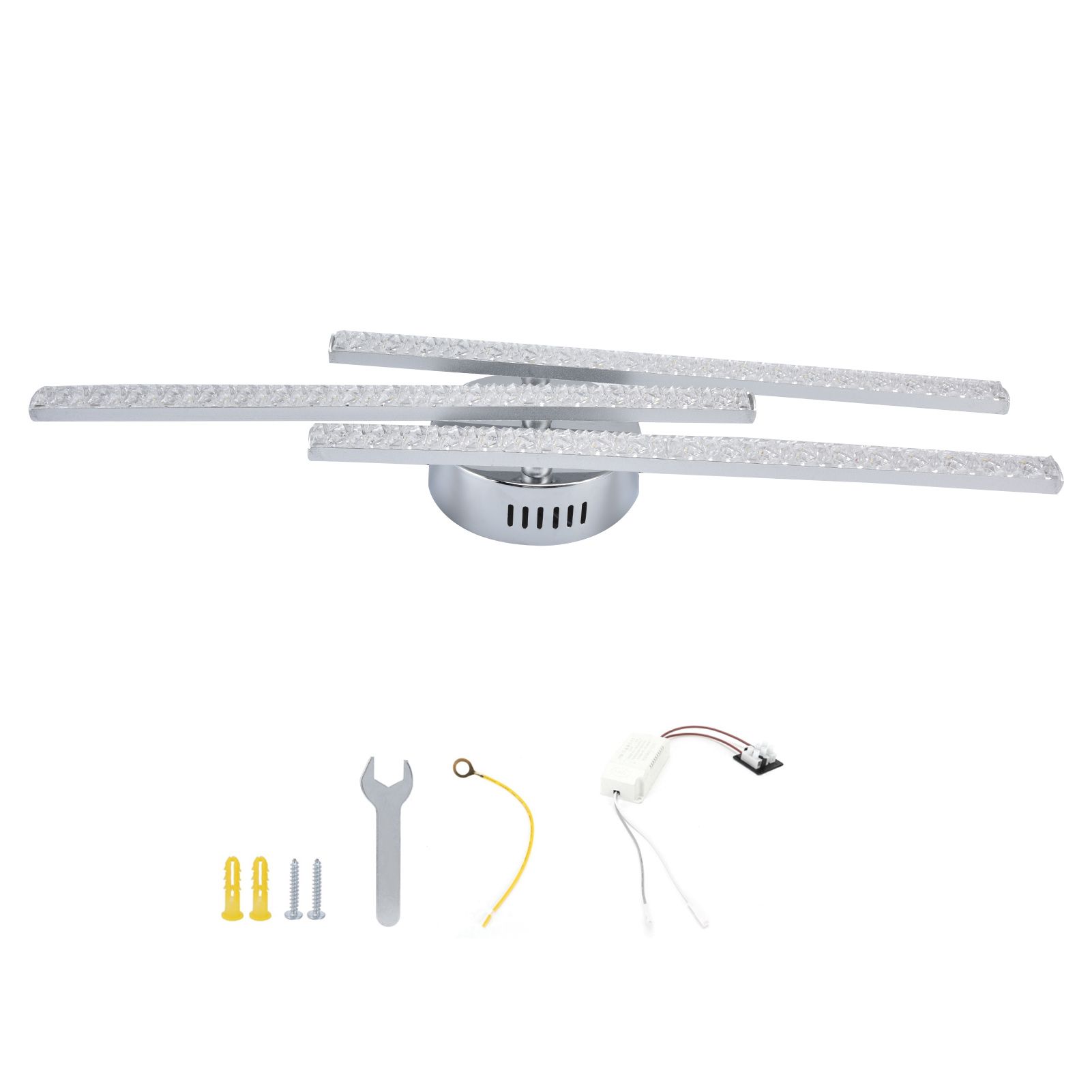 3‑Strips LED Ceiling Lamp Modern Ceiling‑Mounted Light Living Room Bedroom
