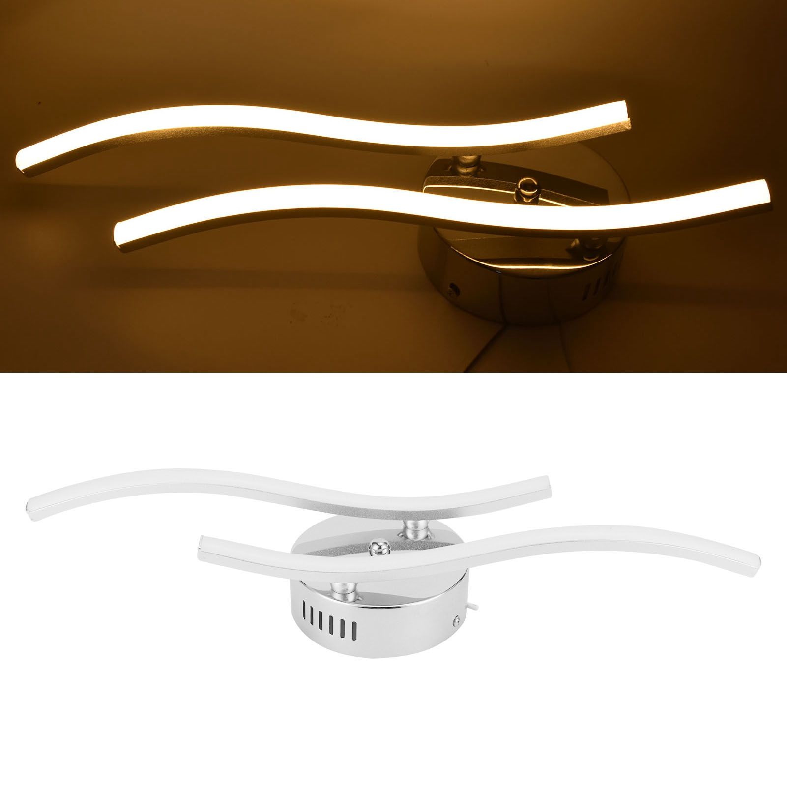 LED Ceiling Light Wavy Ceiling Lamp for Living Room Bedroom Kitchen Decor view 11