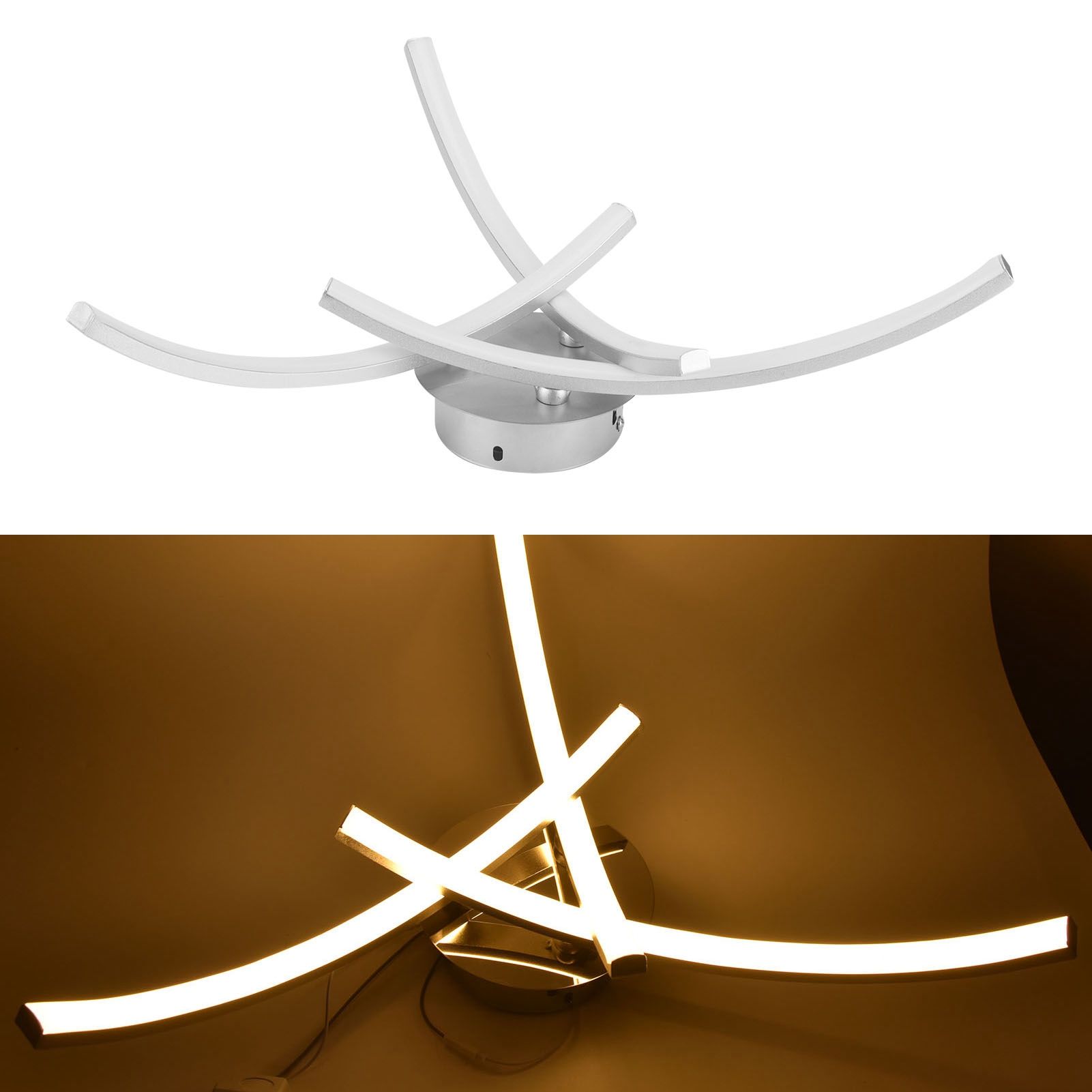 18W 105LED Ceiling Light Arc Ceiling Lamp for Living Room Bedroom Decor view 10