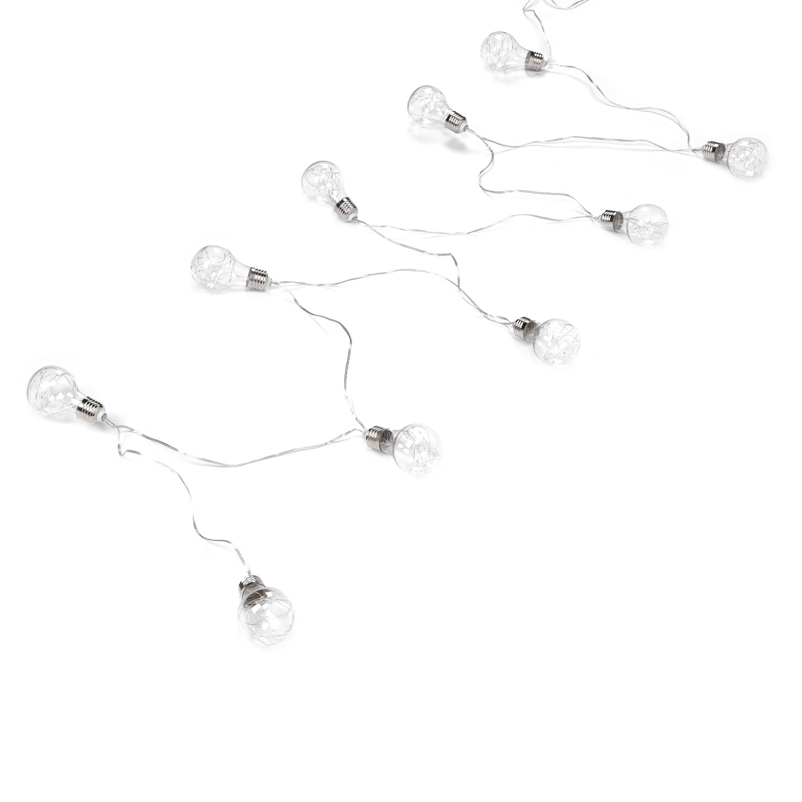 LED Light Strings Waterproof Copper Wire Lamp String E27 Bulb String Lights view 2