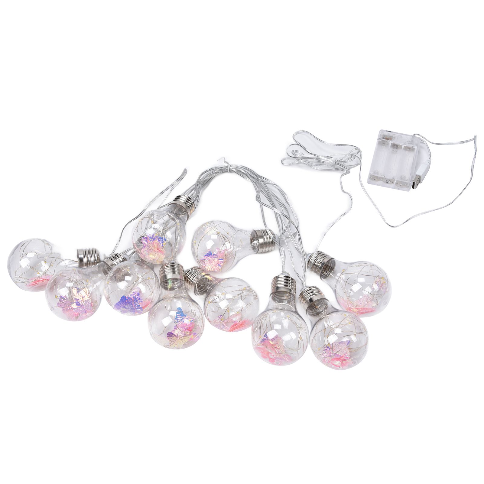Butterfly Bulb Light String IP45 Waterproof 100LEDs Copper Wire Lamp String view 9