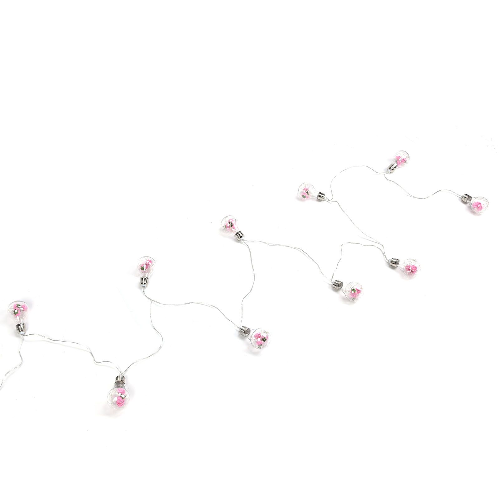 Light String 100LEDs Copper Wire Light String Artificial Rose E27 Bulb view 3