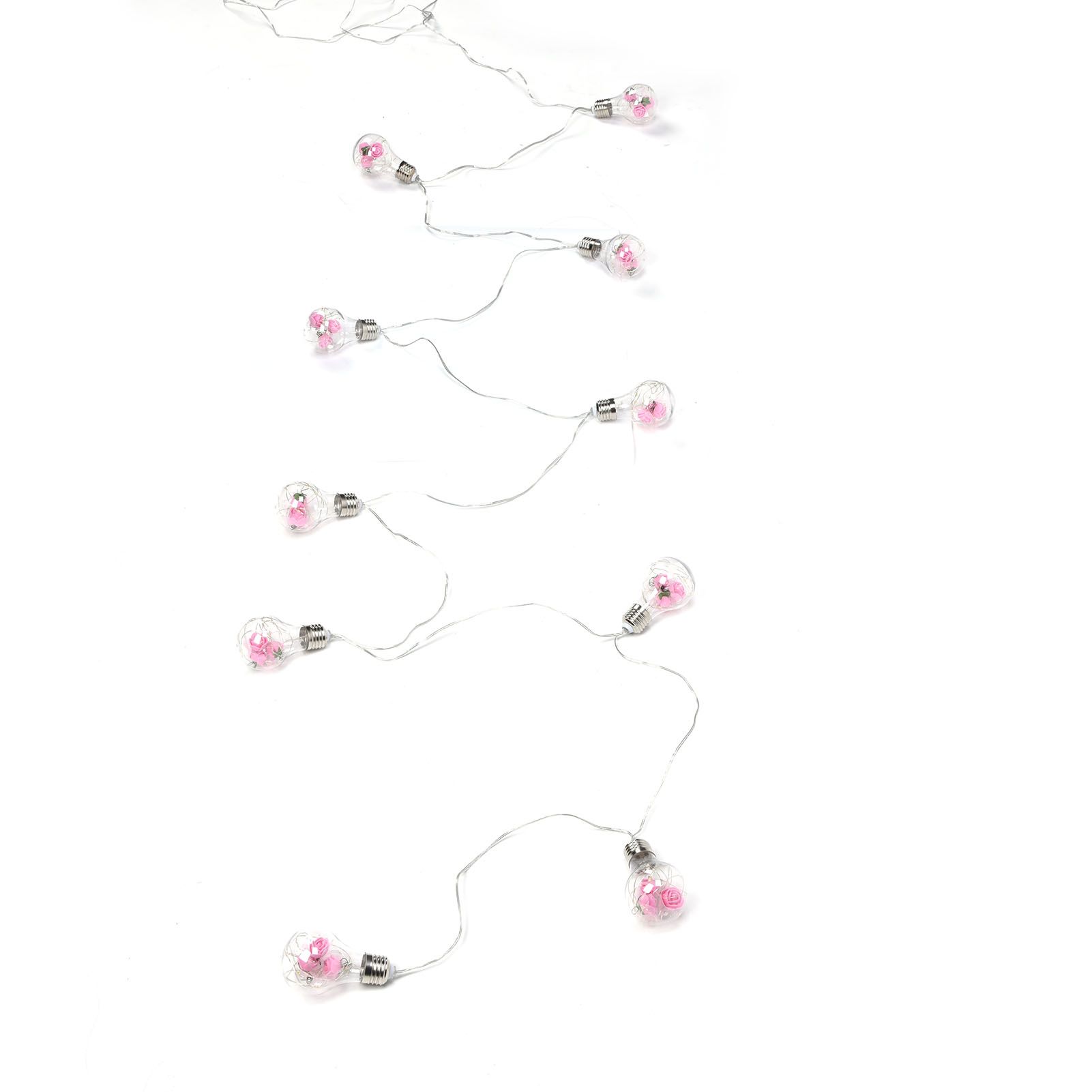 Light String 100LEDs Copper Wire Light String Artificial Rose E27 Bulb view 5