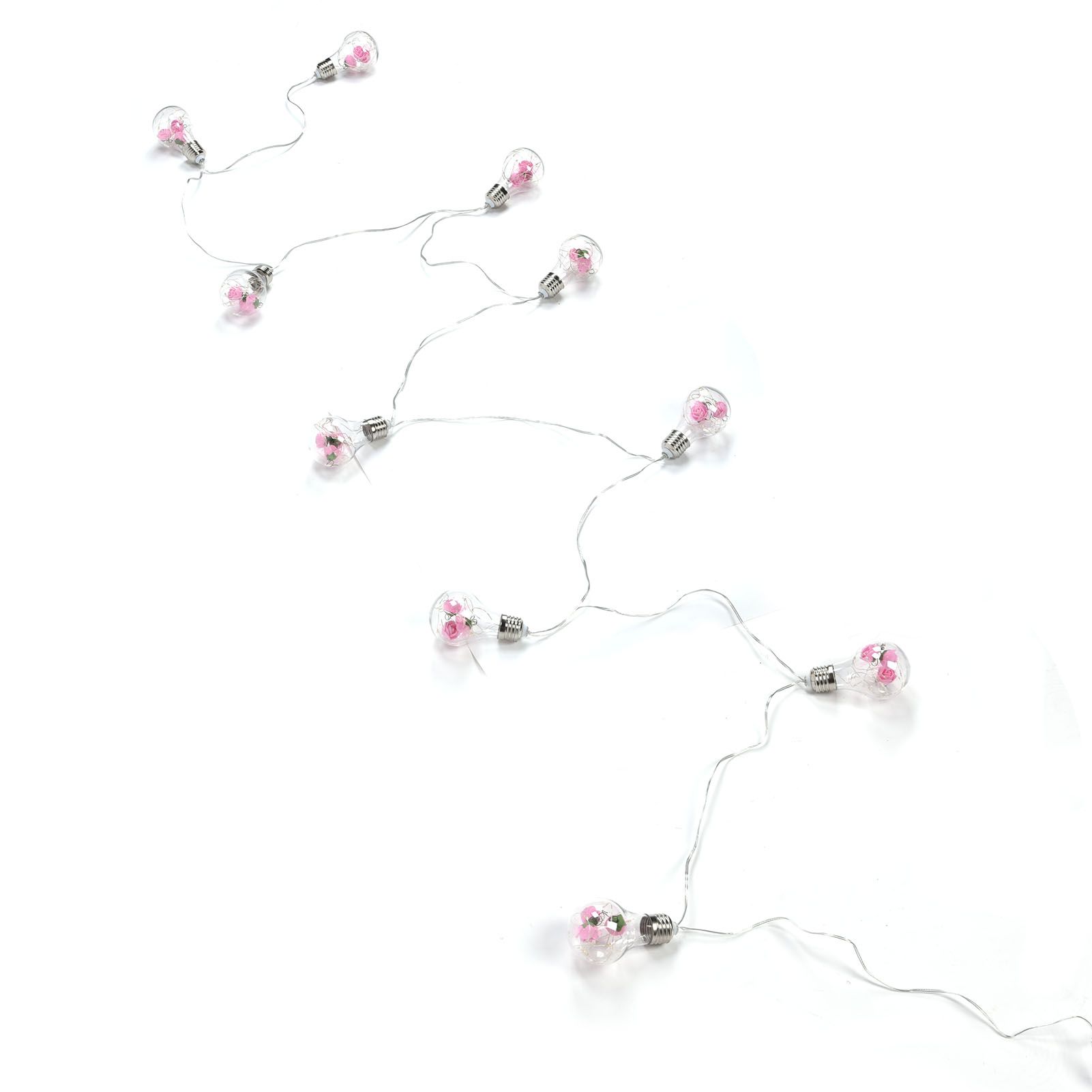 Light String 100LEDs Copper Wire Light String Artificial Rose E27 Bulb view 7